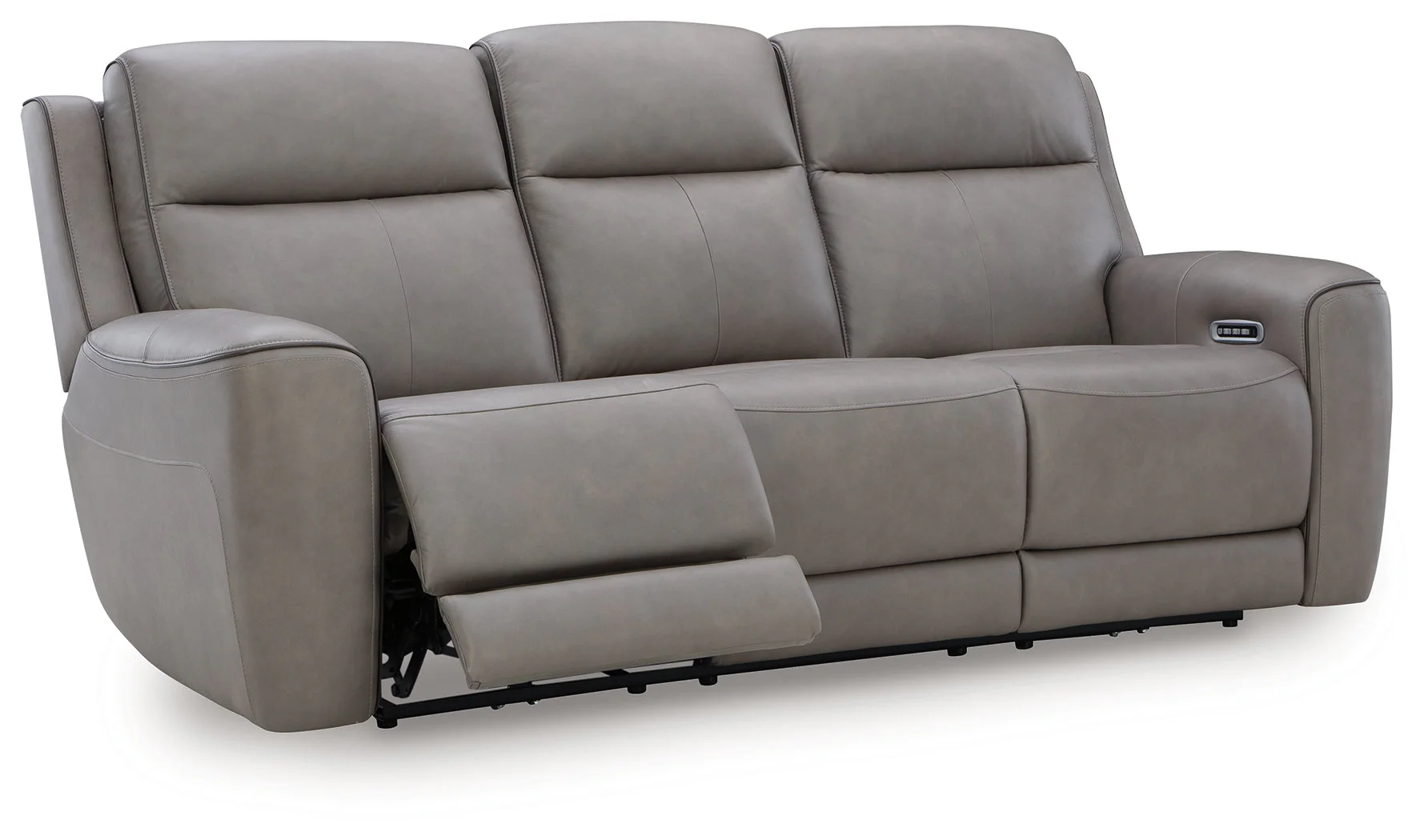 5Z-Relaxation Coin Dual Power Leather Reclining Sofa - Image 3