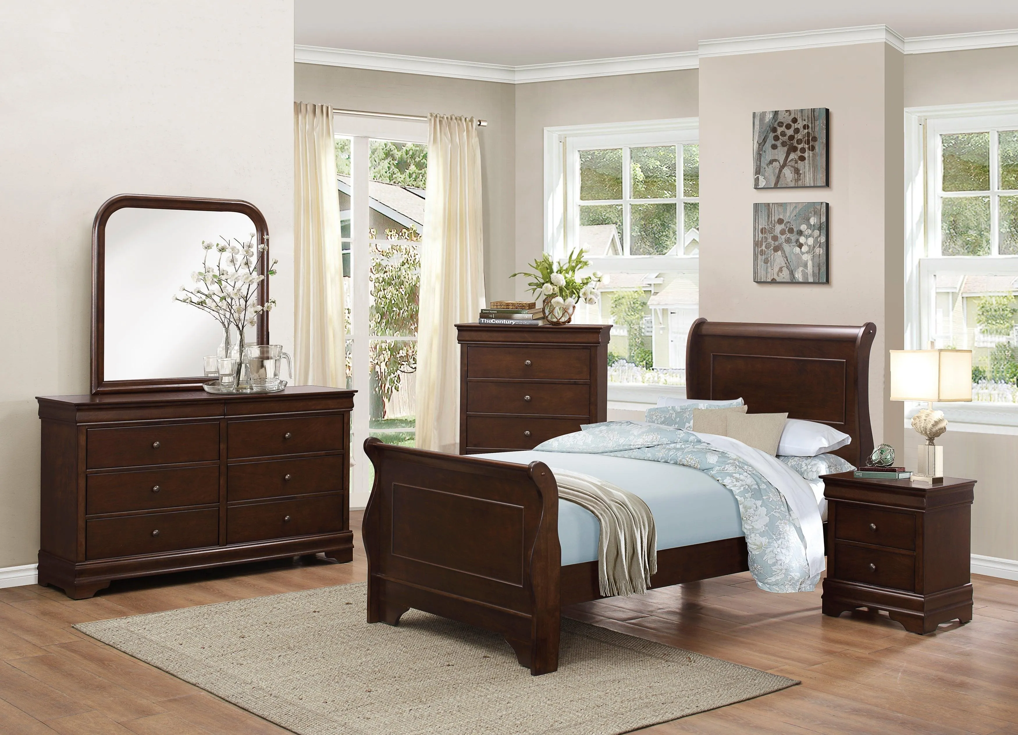 Abbeville Cherry Chest, Hidden Drawer - Image 7