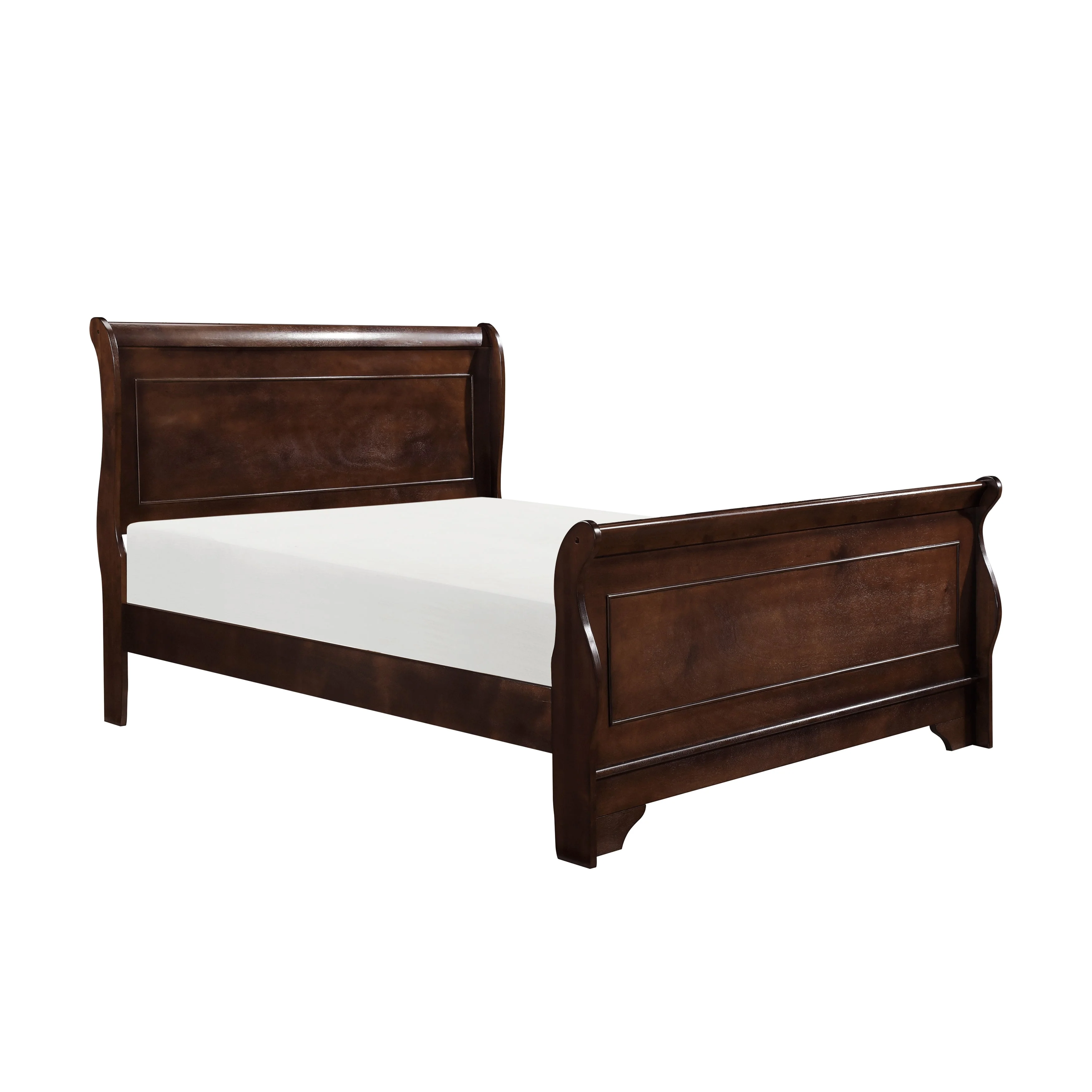 Abbeville Cherry Sleigh Bedroom Set - Image 3