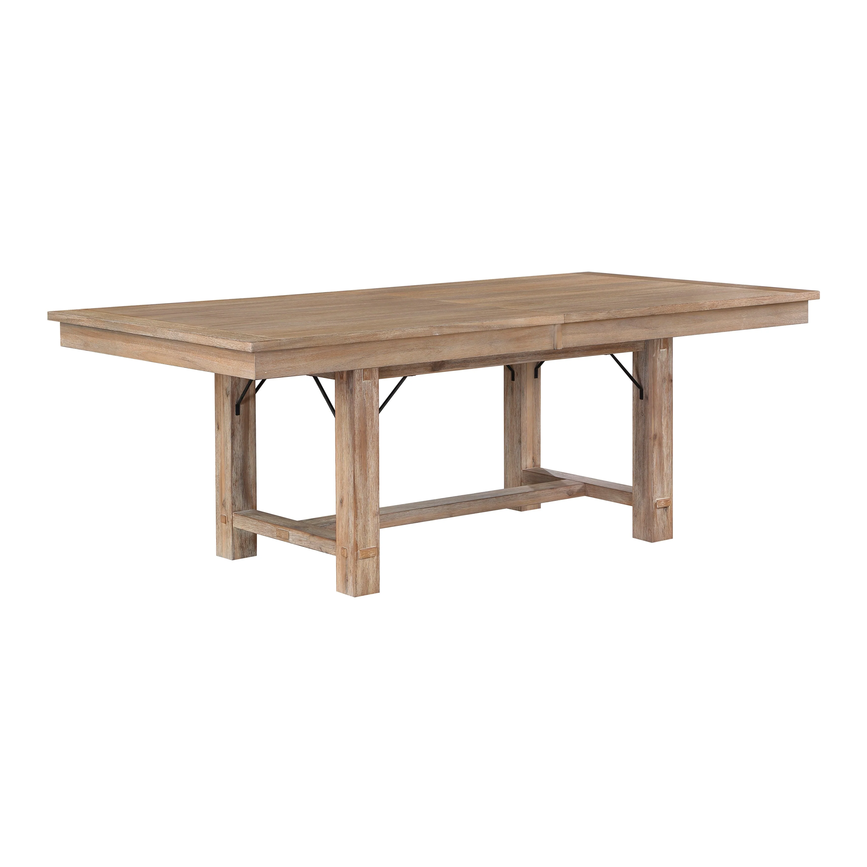 Aberdeen Light Oak Extendable Dining Table - Image 4
