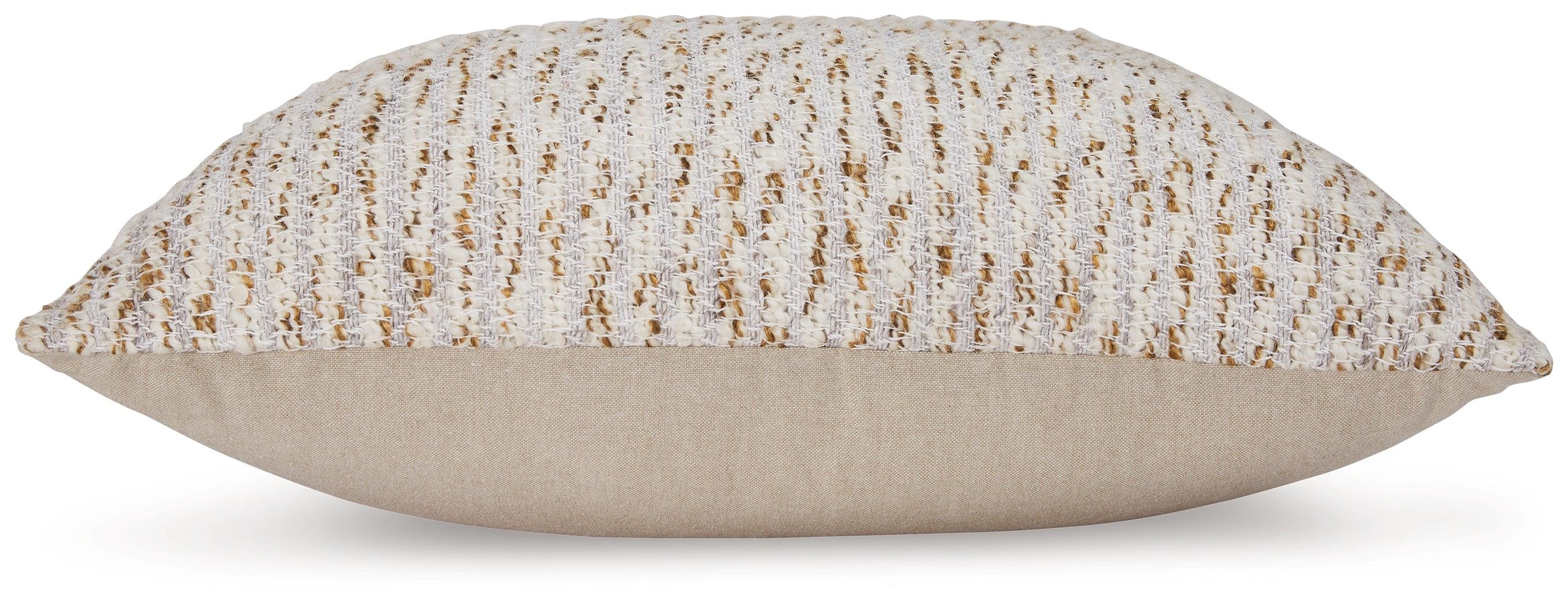 Abler Ivory/Gray/Gold Pillow (Set of 4) - Image 3