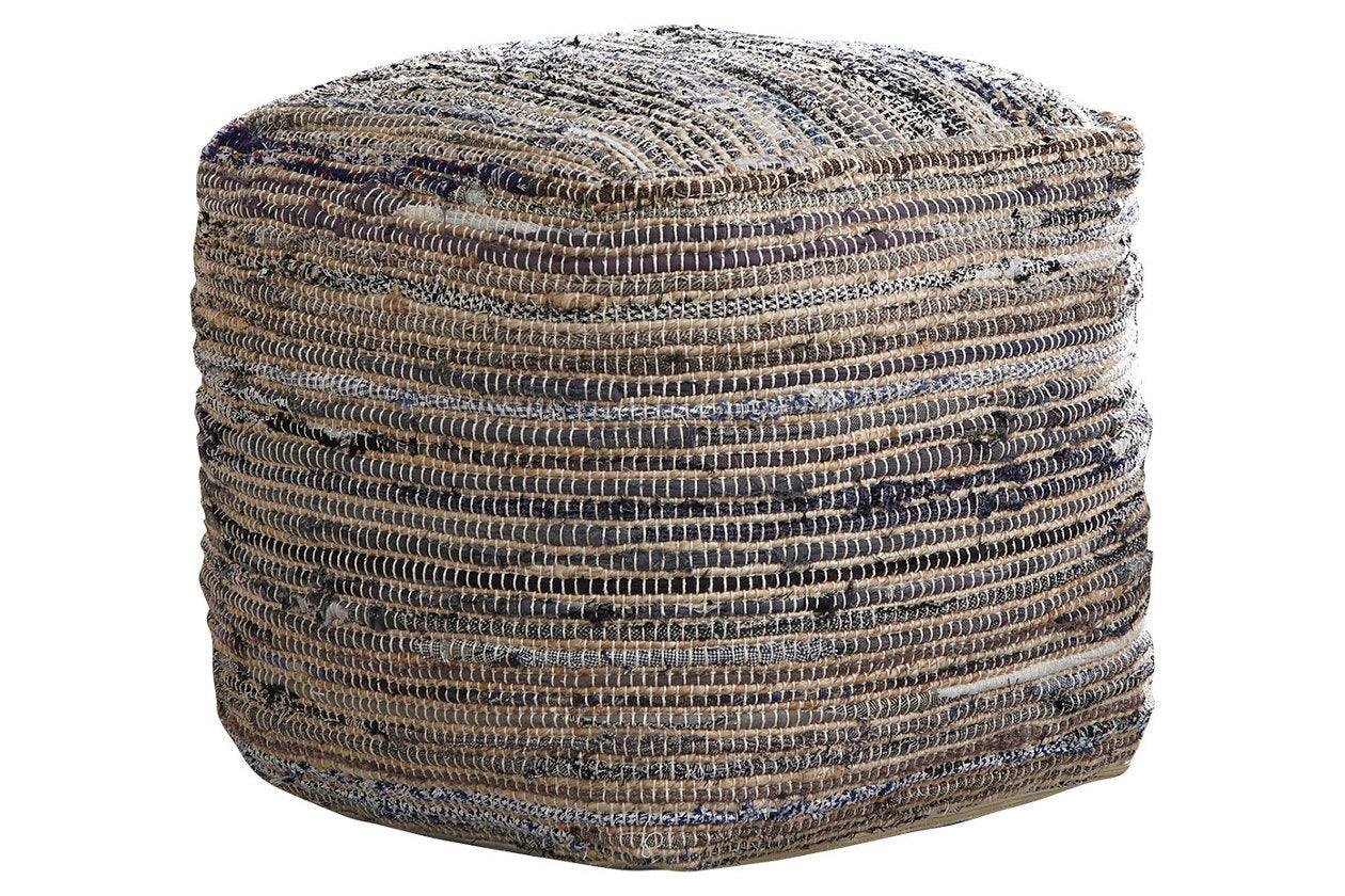 Absalom Denim Pouf - Image 2