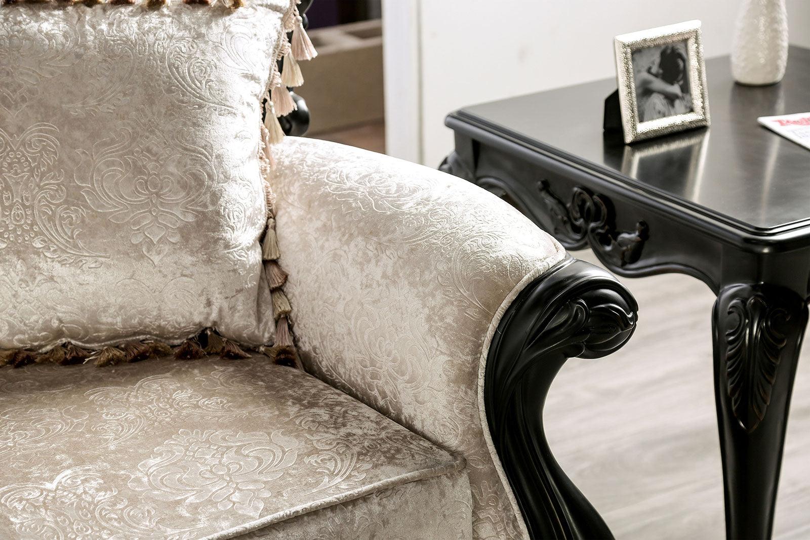 Acapulco Black/Off-White Chair - Image 5