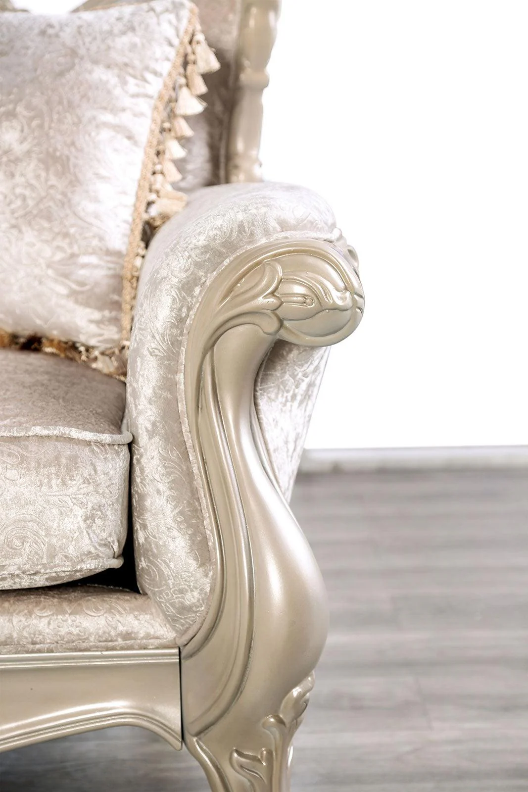Acapulco Off-White Loveseat - Image 3