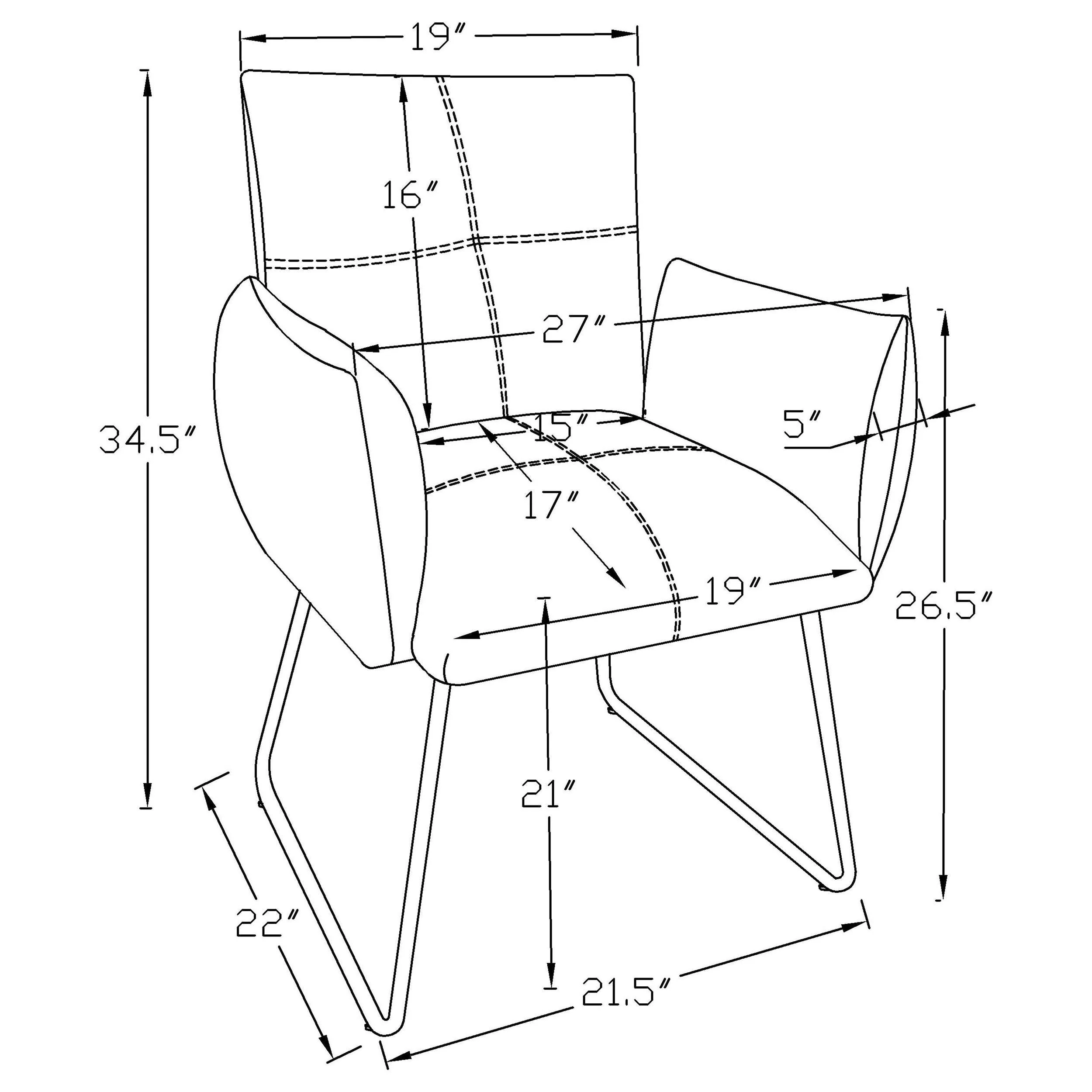 Ackland Light Gray Dining Side Chair, Set of 2 - Image 11