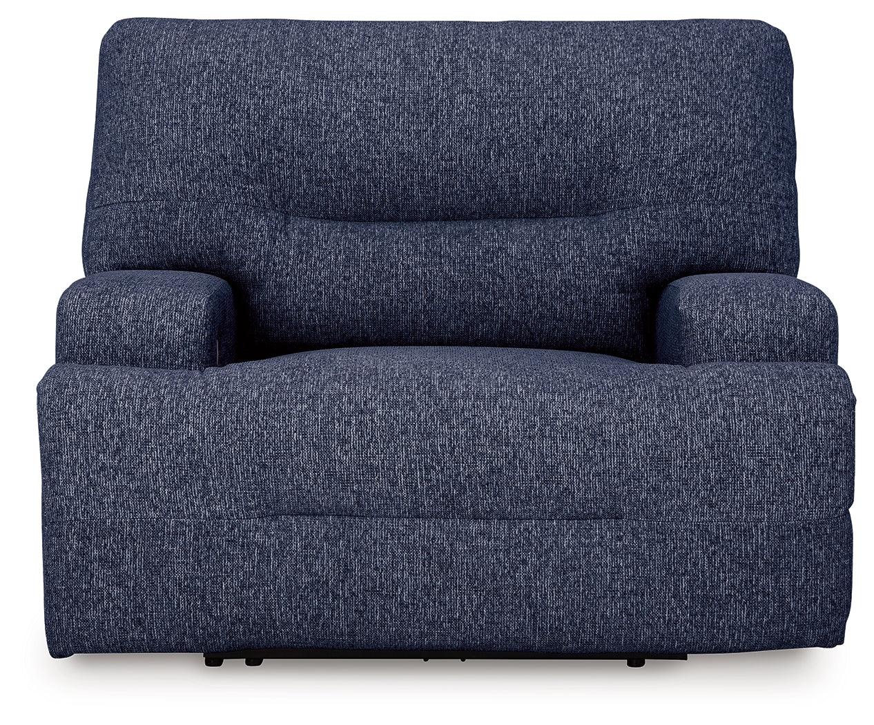 Acklen Place Navy Oversized Power Recliner - Image 3