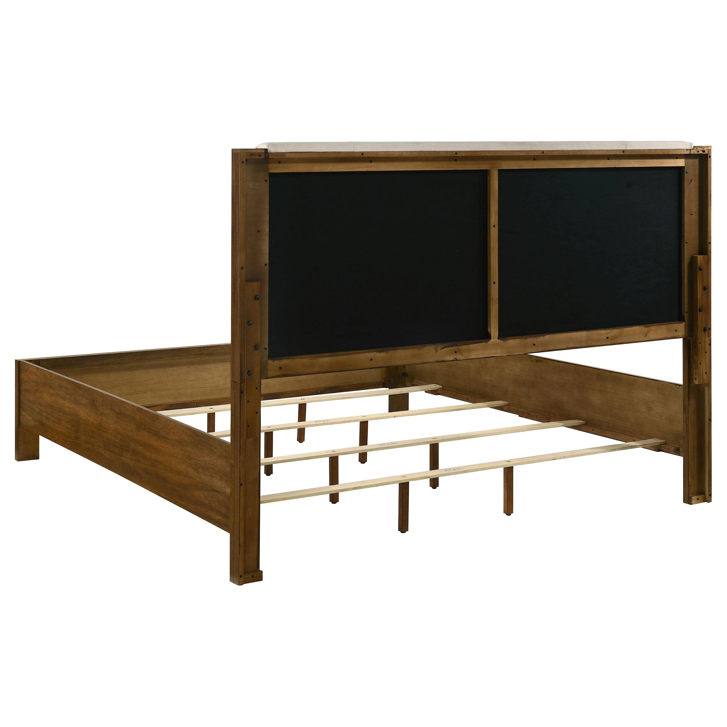 Adderley Warm Brown 4-piece Eastern King Bedroom Set - Image 3