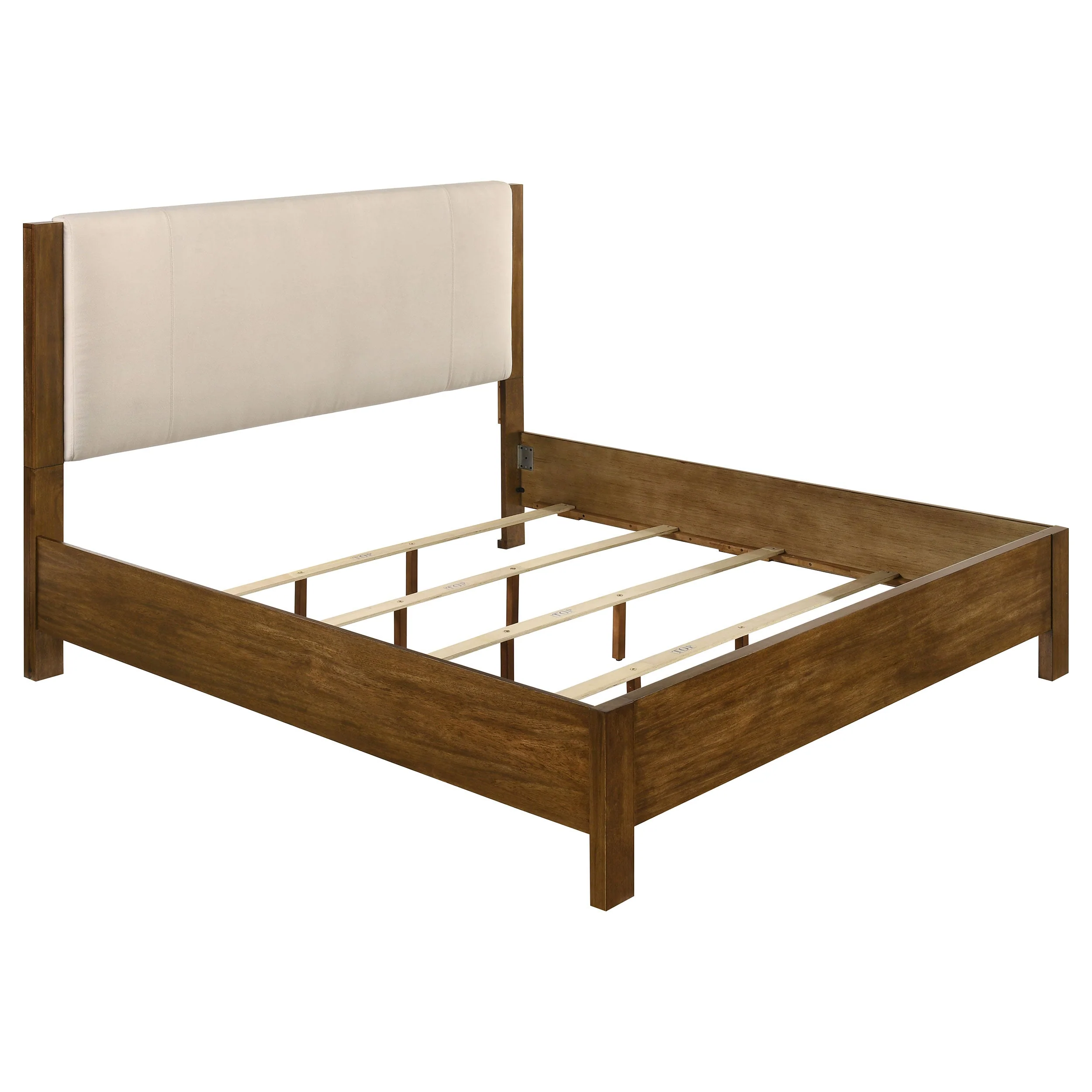 Adderley Warm Brown 5-piece Eastern King Bedroom Set - Image 2