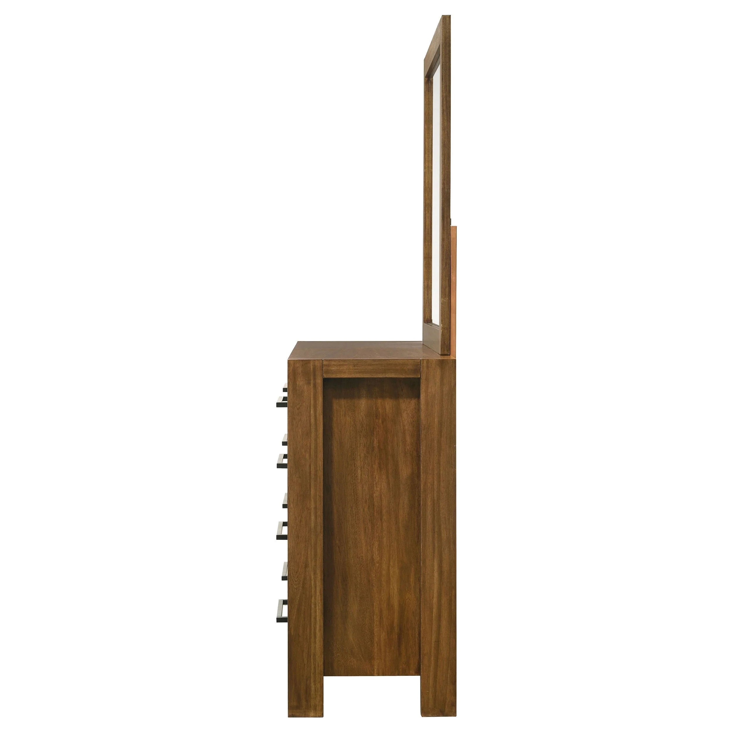 Adderley Warm Brown 8-drawer Bedroom Dresser and Mirror - Image 4