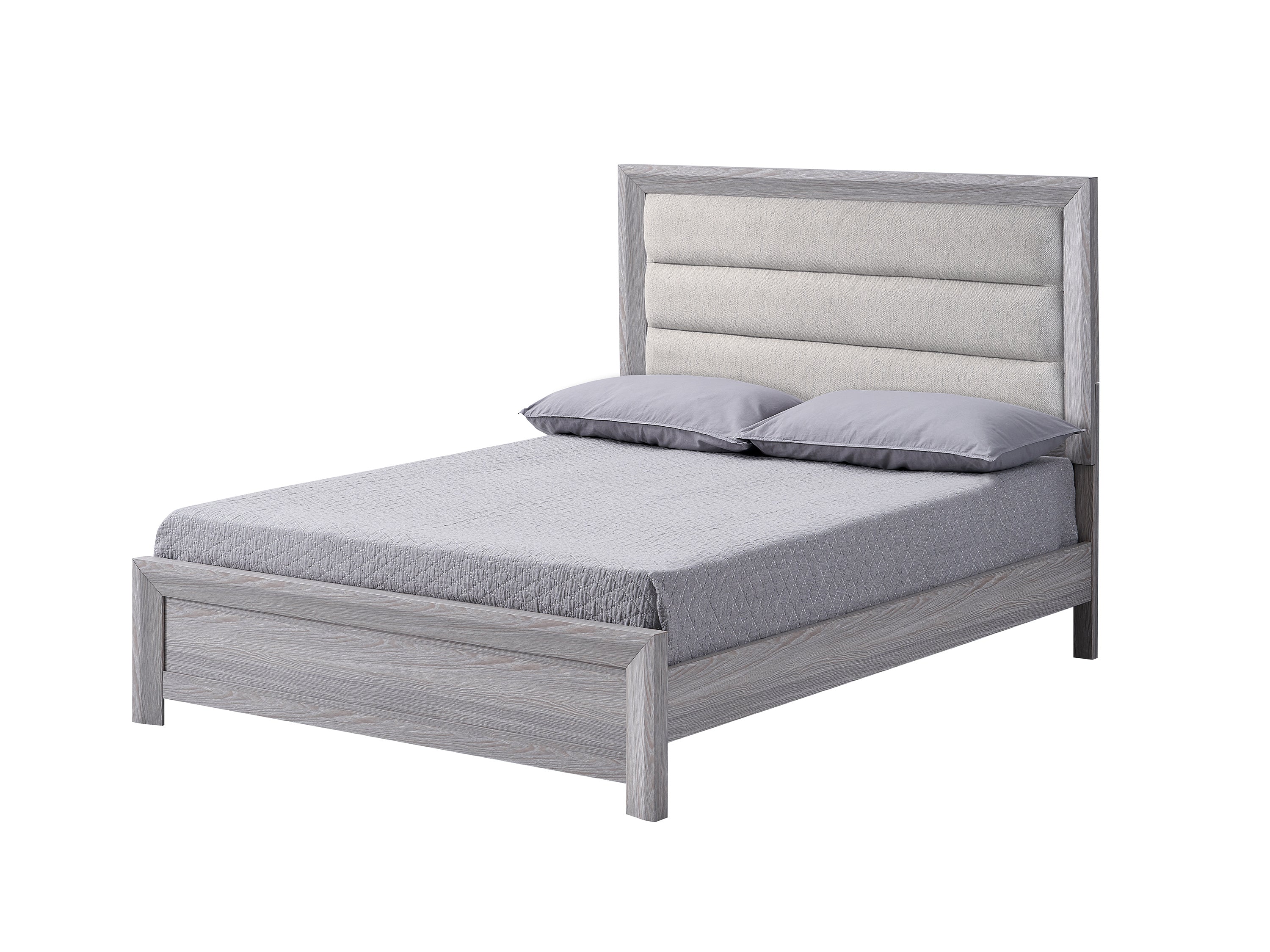 Adelaide Driftwood Upholstered Panel Bedroom Set - Image 2