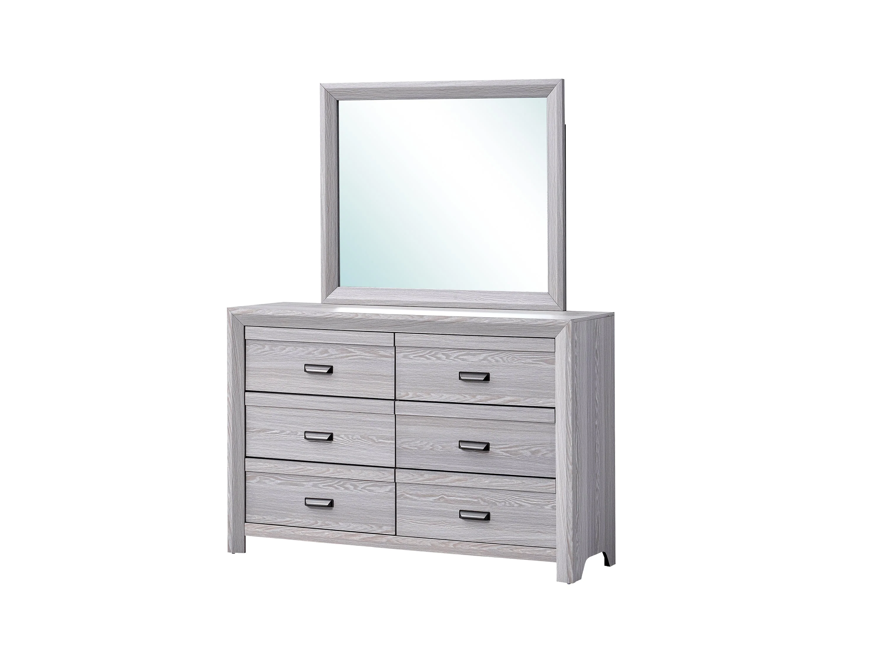 Adelaide Driftwood Upholstered Panel Bedroom Set - Image 5