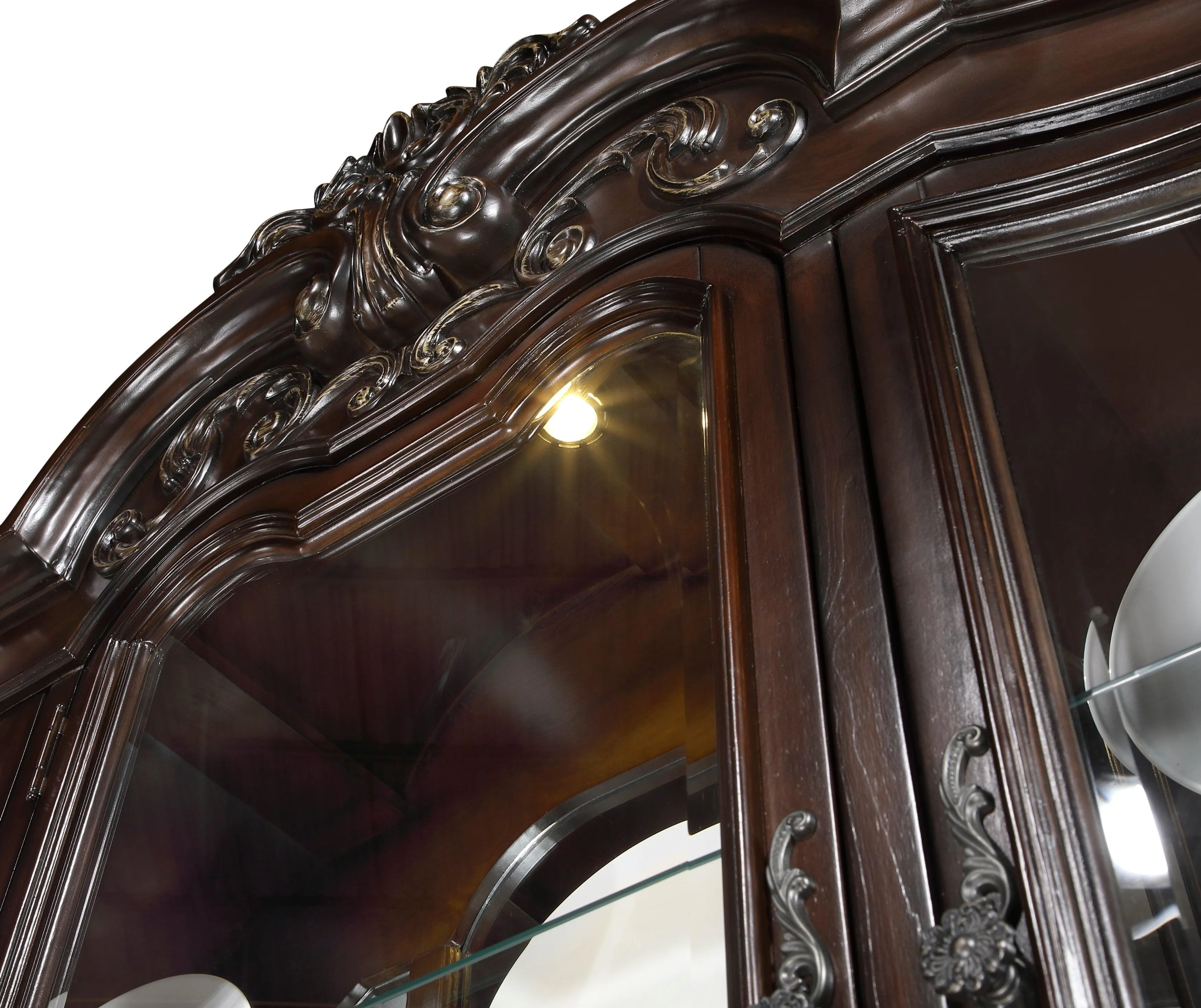 Adelina Cherry Buffet & Hutch - Image 4