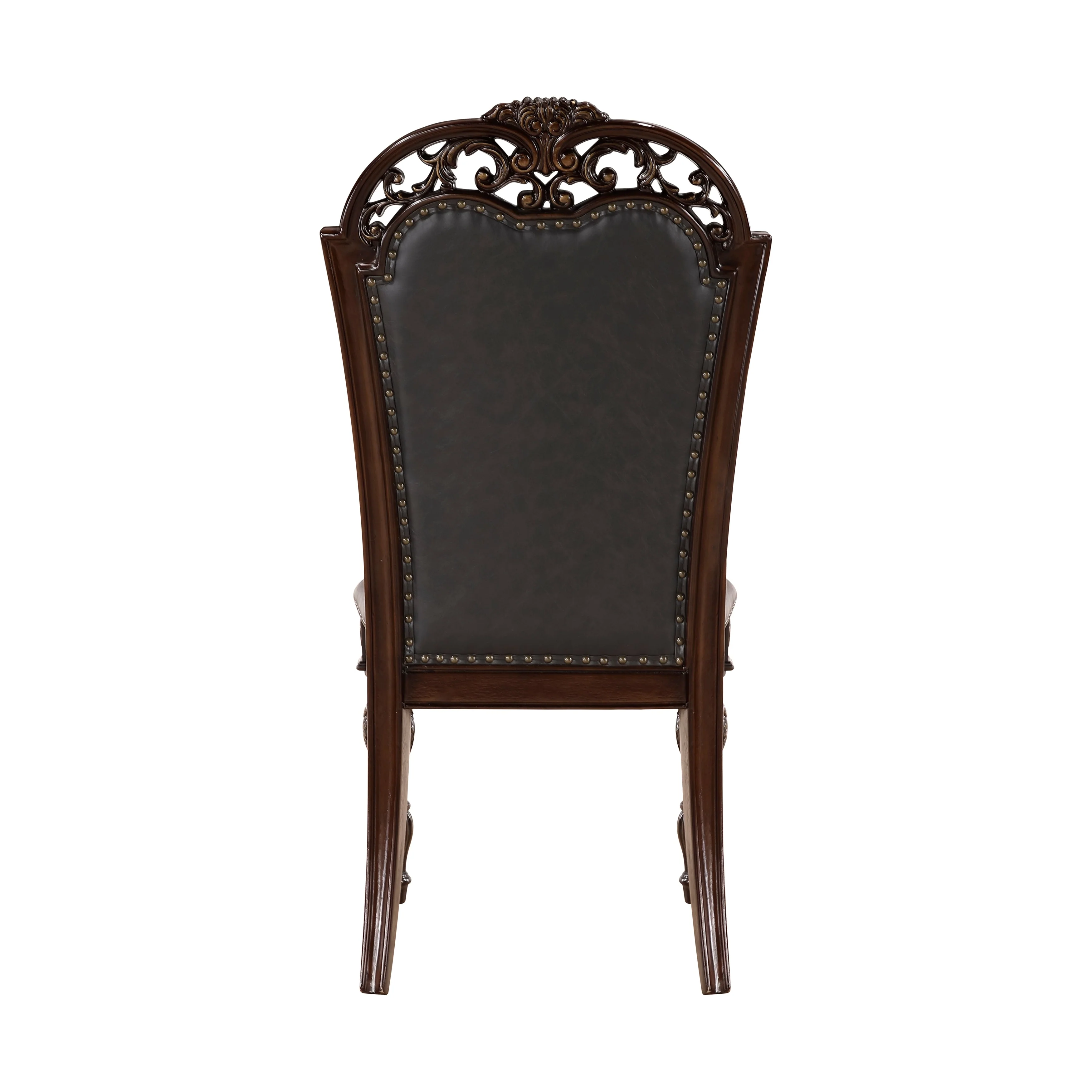 Adelina Cherry Double Pedestal Extendable Dining Room Set - Image 13