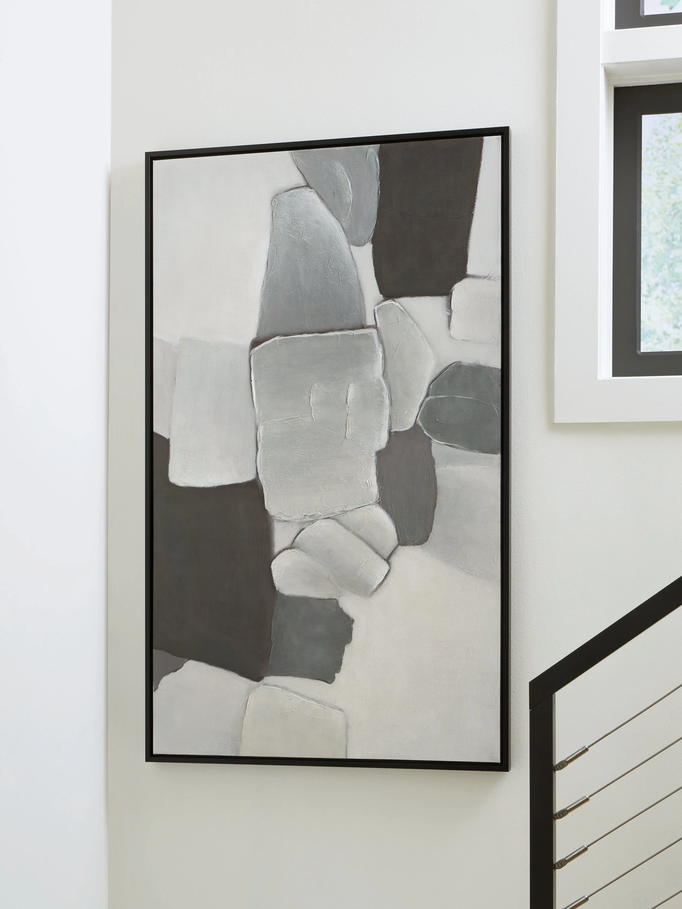 Adilson White/Gray/Black Wall Art