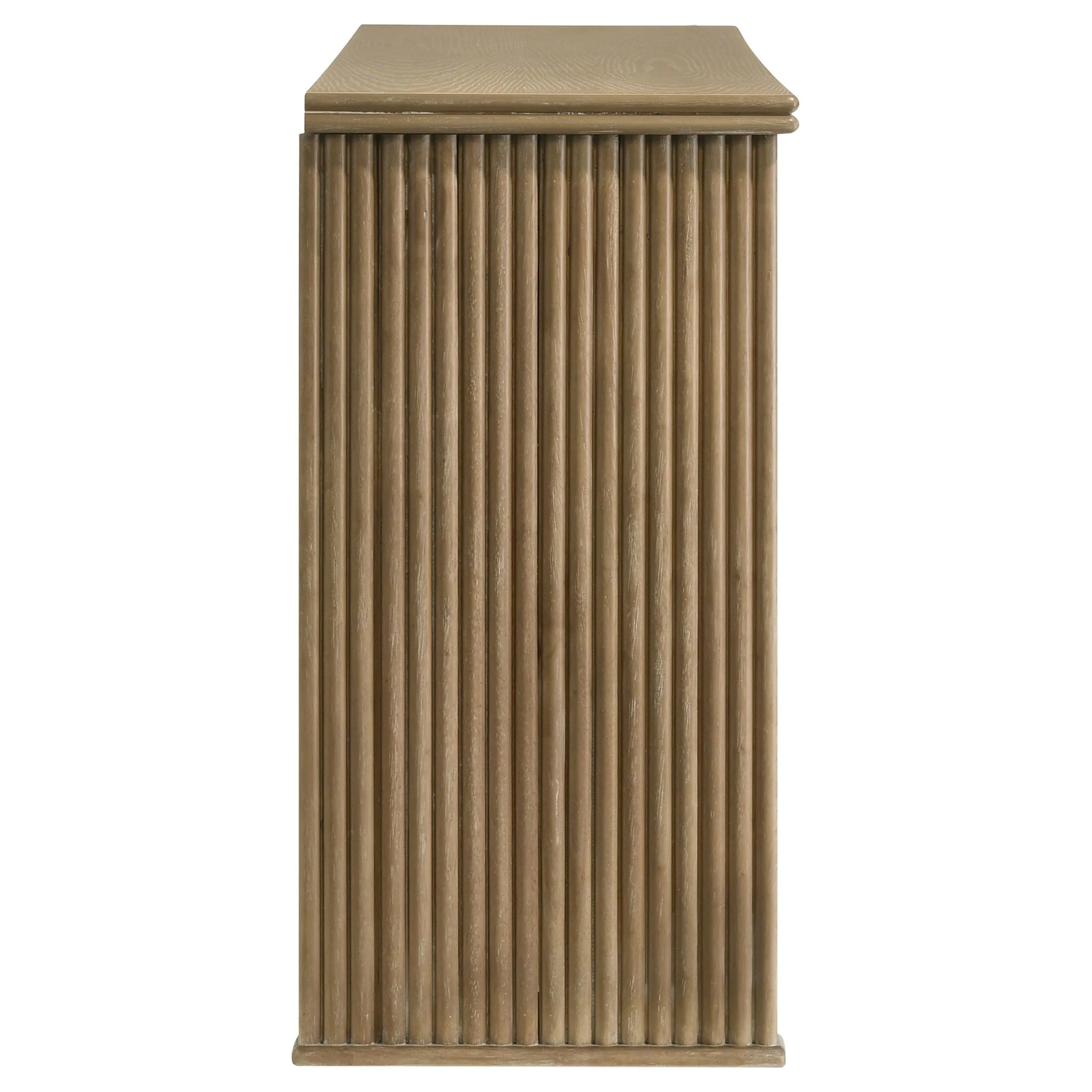 Adina Distressed Light Brown 2-Door Dining Sideboard Server - Image 10