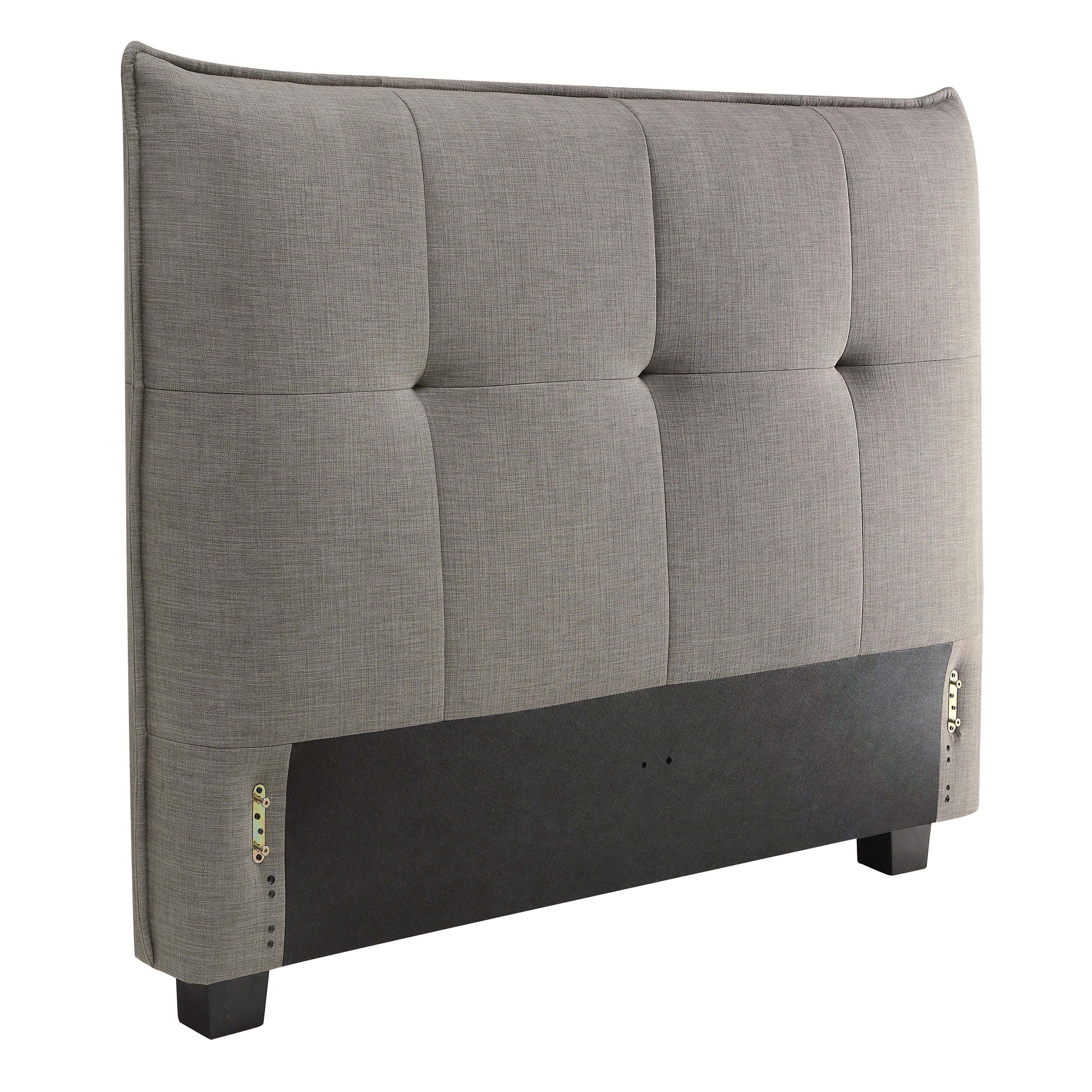 Adona Upholstered Full Headboard in Dolphin Linen - Image 4
