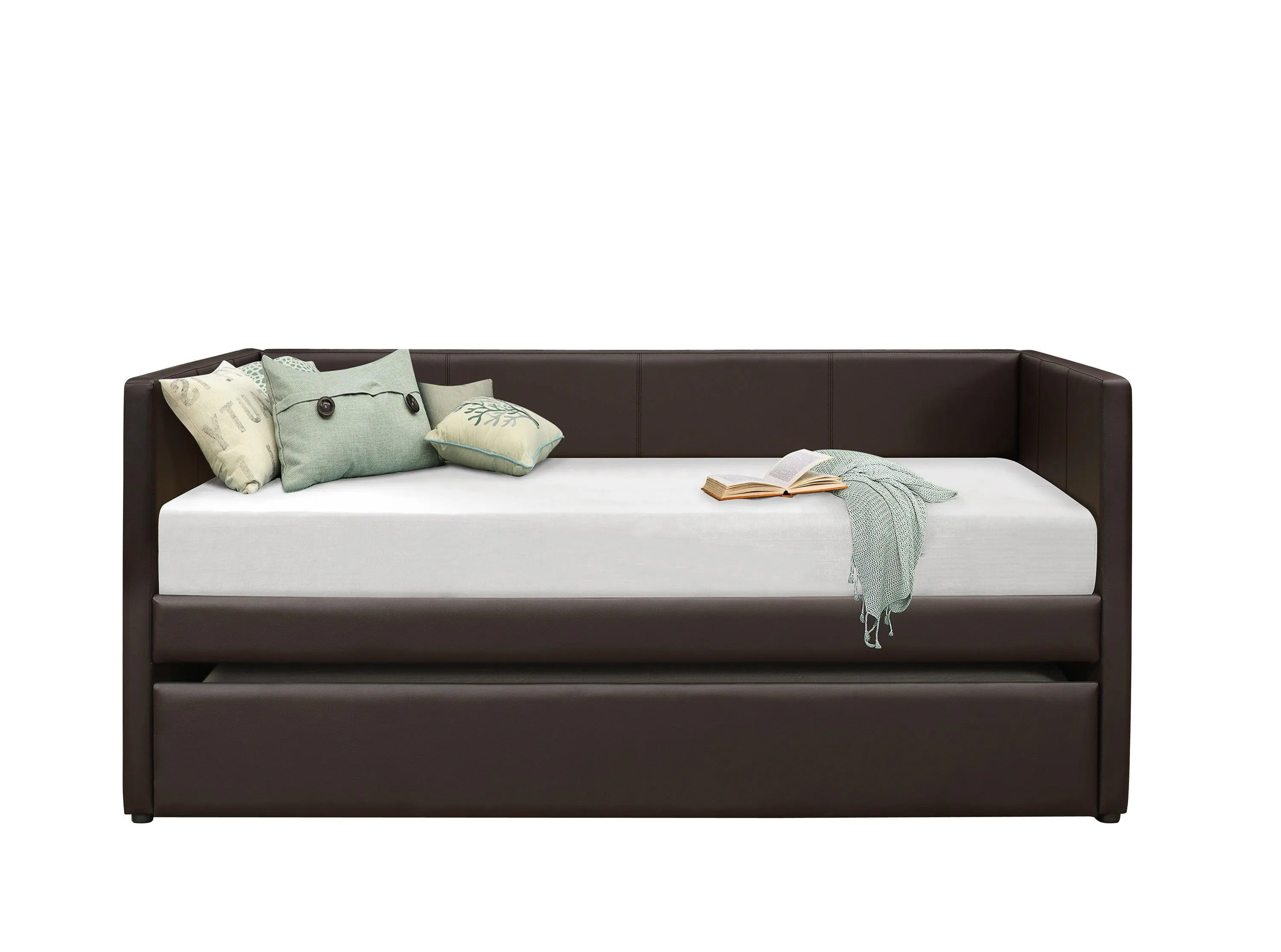 Adra Dark Brown Daybed with Trundle - Image 3