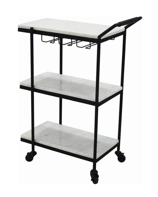 After Hours Bar Cart White - Image 3