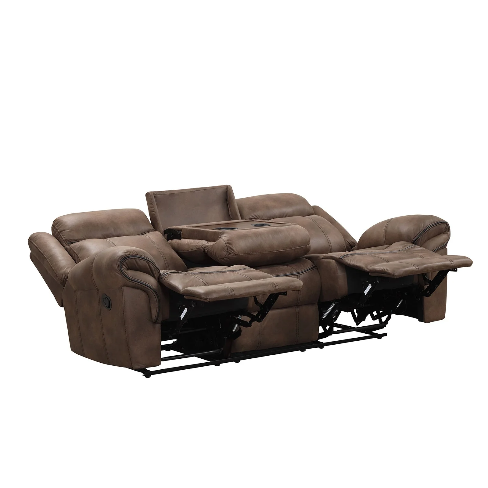 Agata Brown Sofa & Loveseat - Image 7