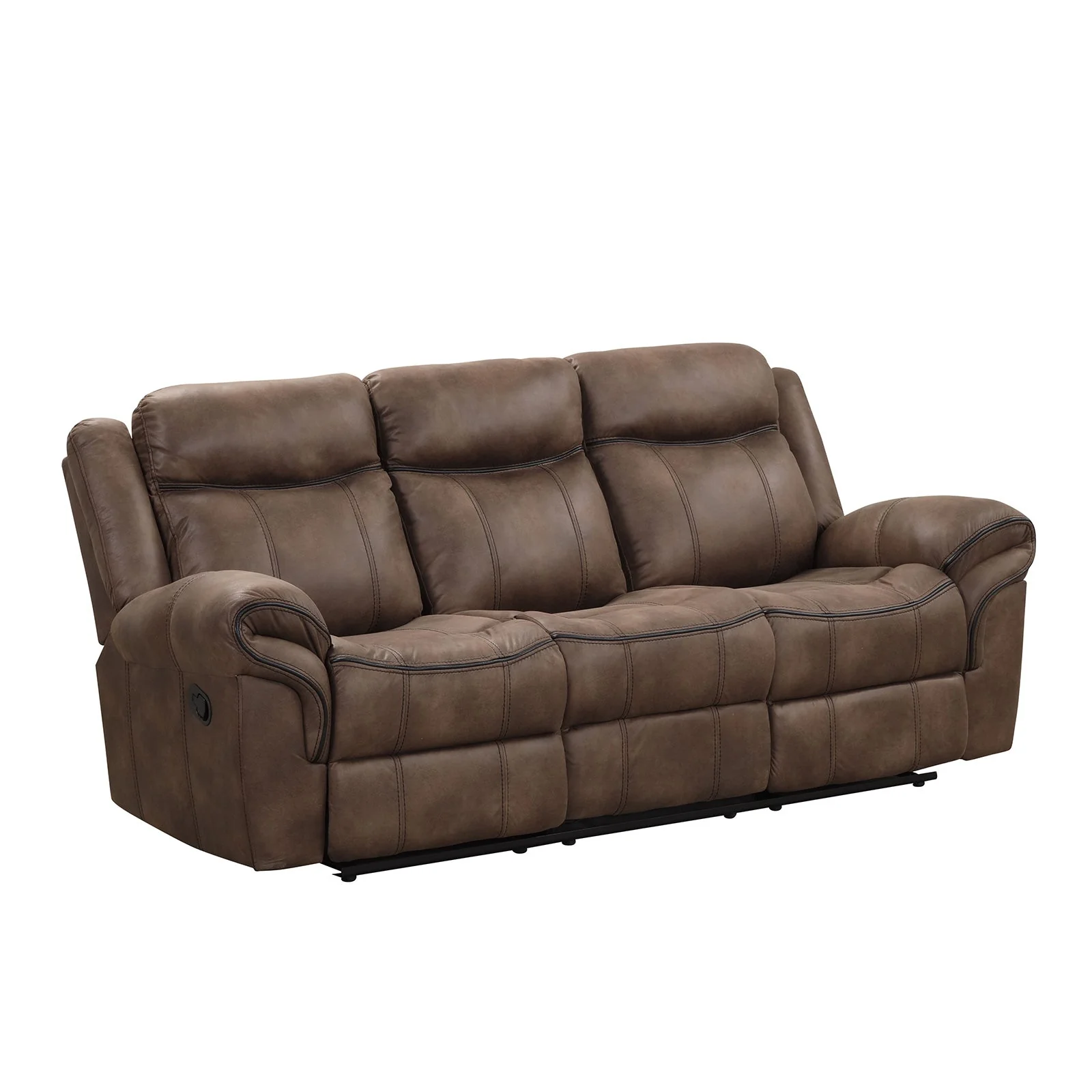 Agata Brown Sofa & Loveseat & Chair - Image 9