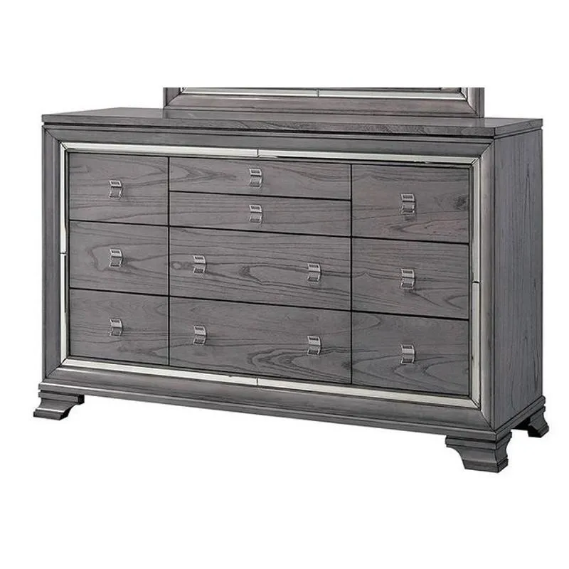 Alanis Light Gray 4-Piece Queen Bedroom Set - Image 5