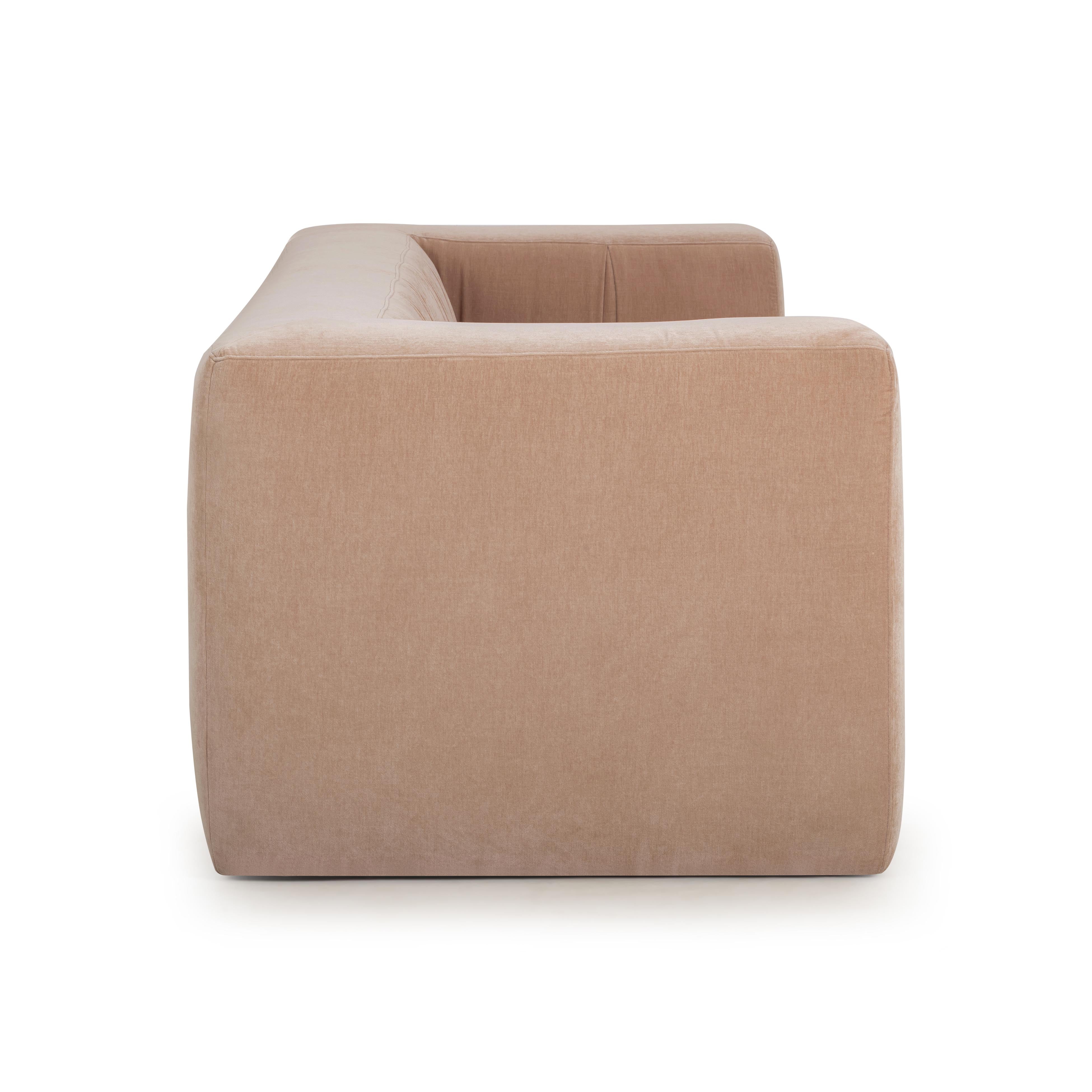 Alder 89" Upcycled Chenille Sofa - Image 12