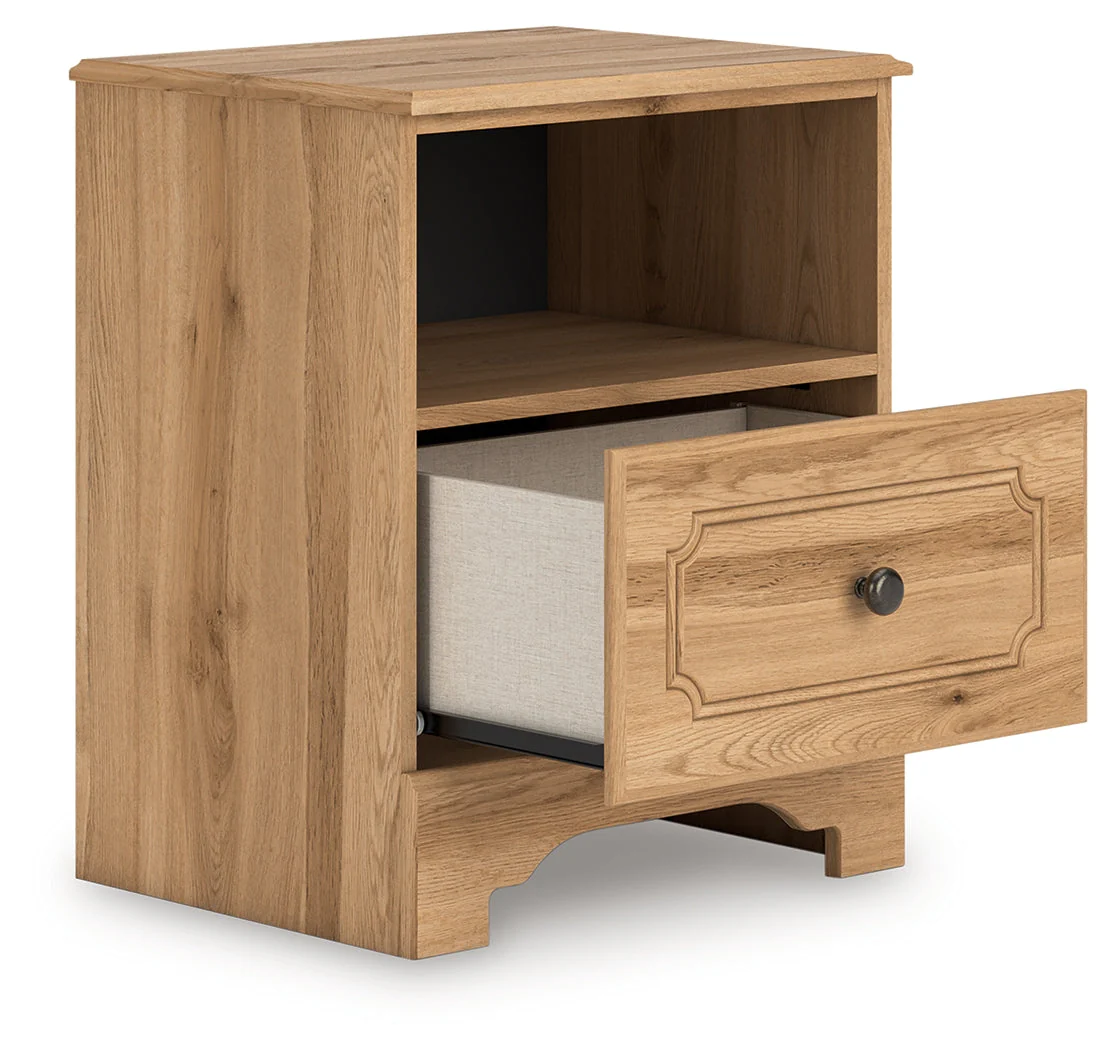 Aleaport Warm Brown Nightstand - Image 2
