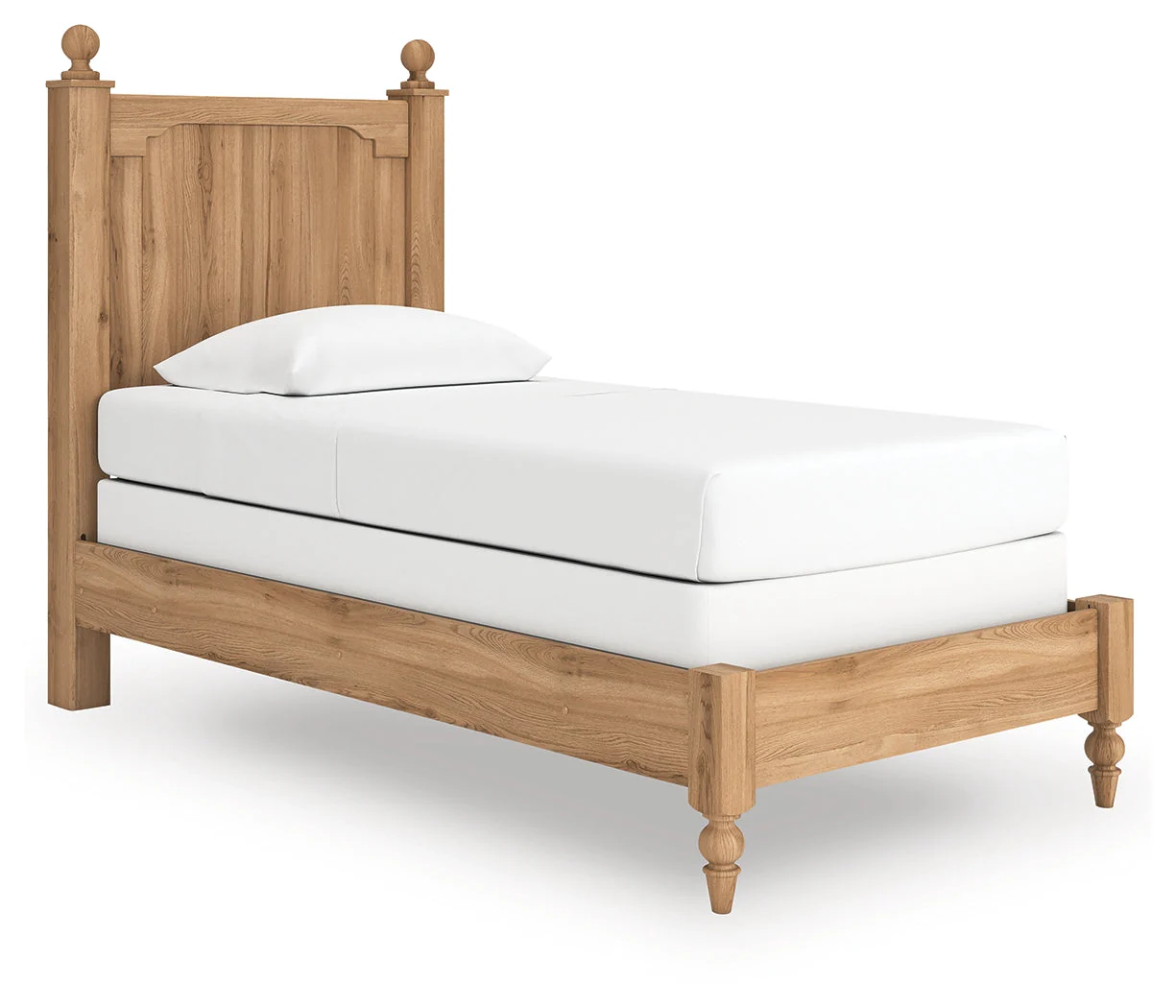 Aleaport Warm Brown Twin Panel Bed - Image 3