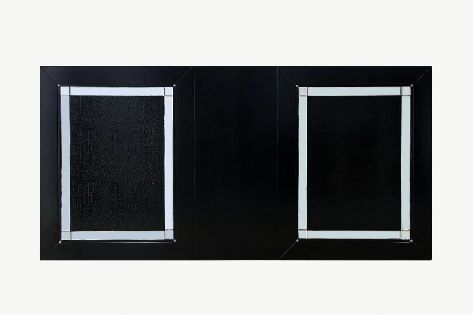 Alena Black/Silver Dining Table - Image 4
