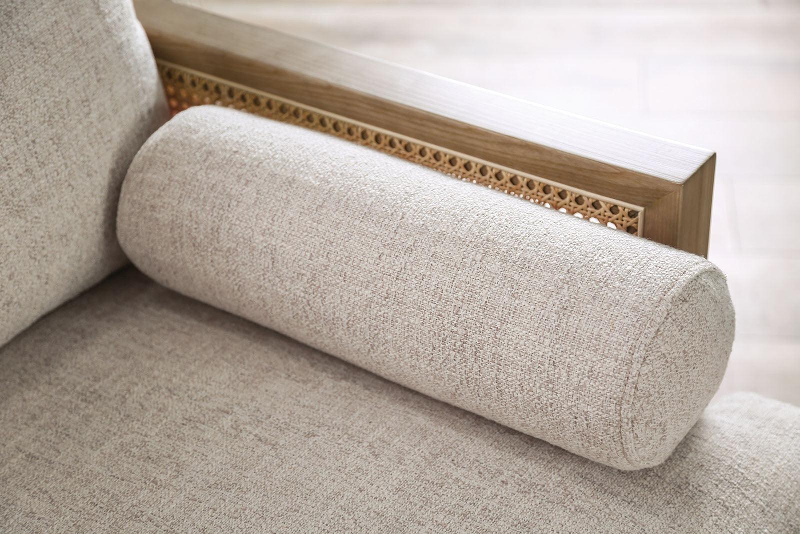 Alesund Light Oak/Beige Loveseat - Image 3