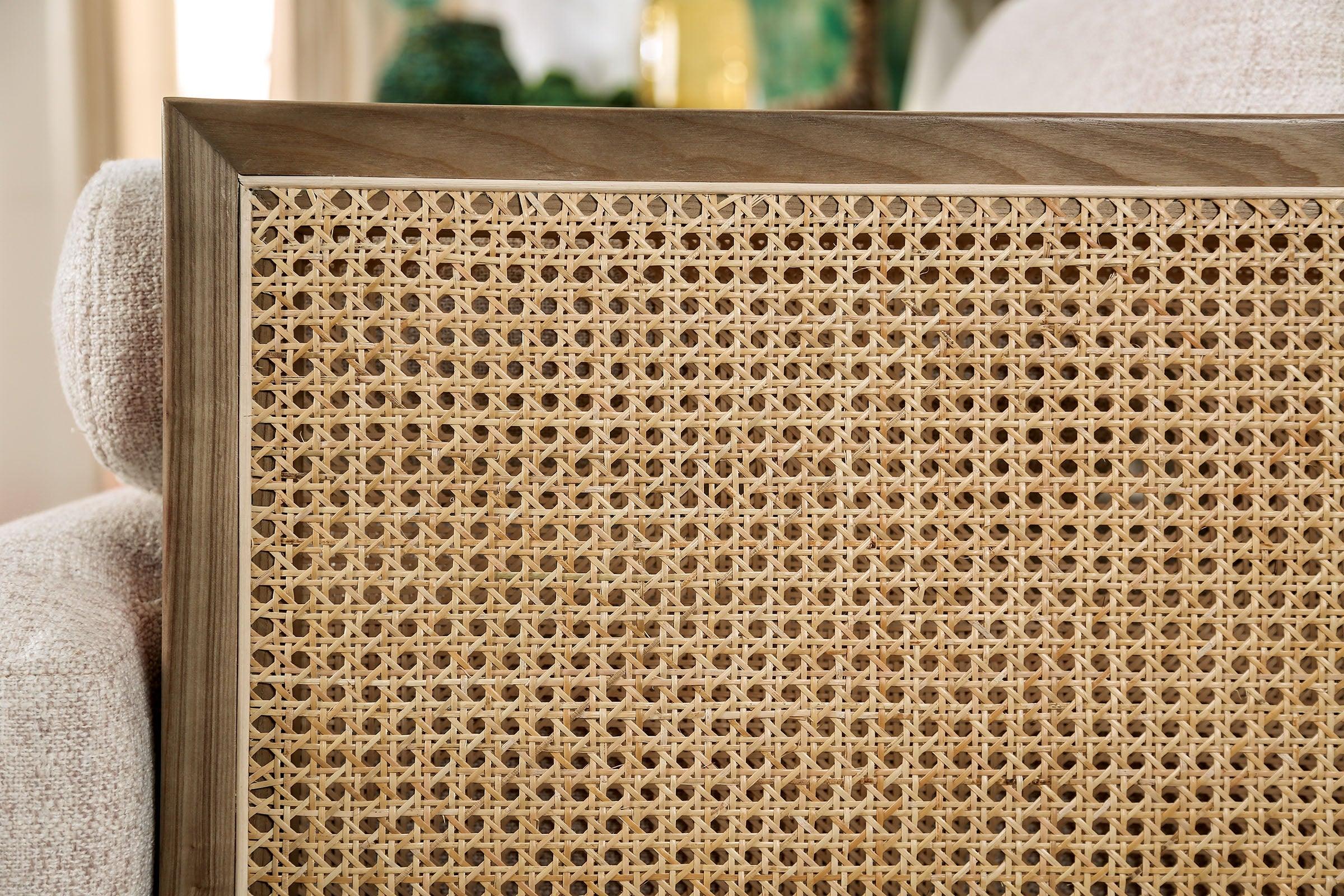 Alesund Light Oak/Beige Loveseat - Image 6