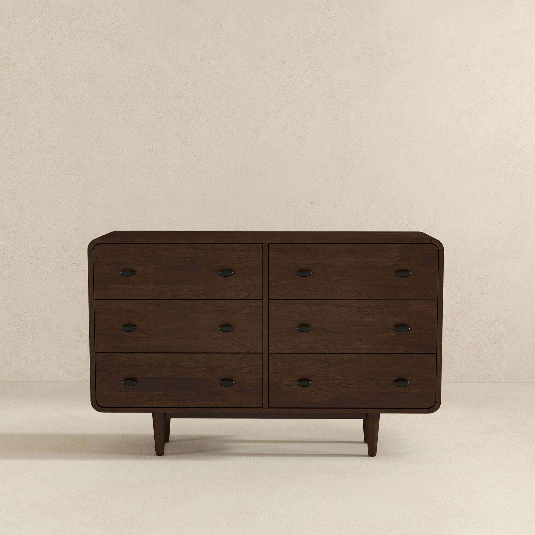 Alexa Mid Century Modern Dresser 6 Drawers - Image 5