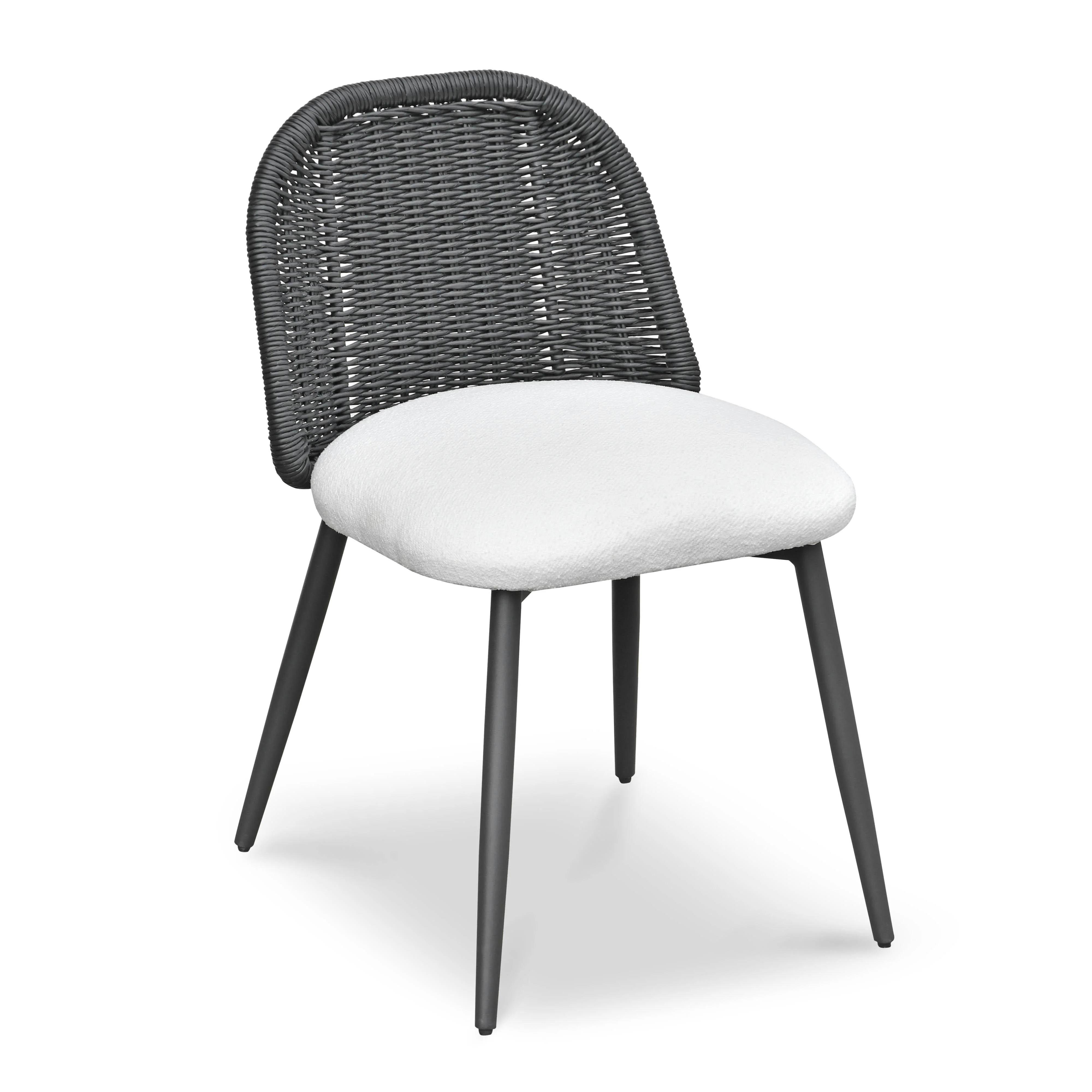 Alexa Rattan Performance Fabric Dining Chair - Image 8