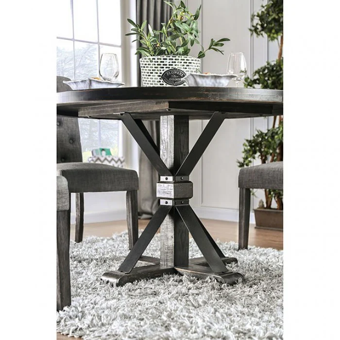 Alfred Antique Black/Ivory 5-Piece Dining Room Set - Image 5
