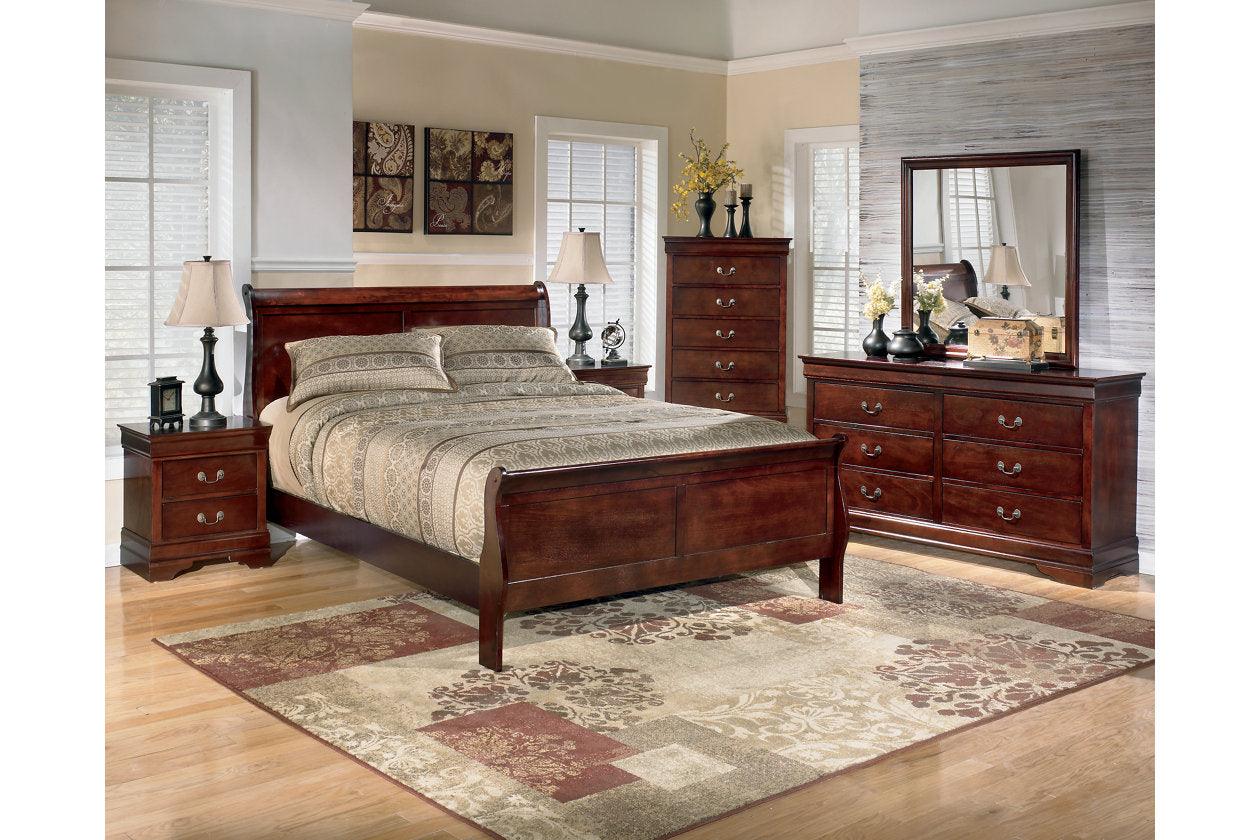 Alisdair Reddish Brown California King Sleigh Bed - Image 2