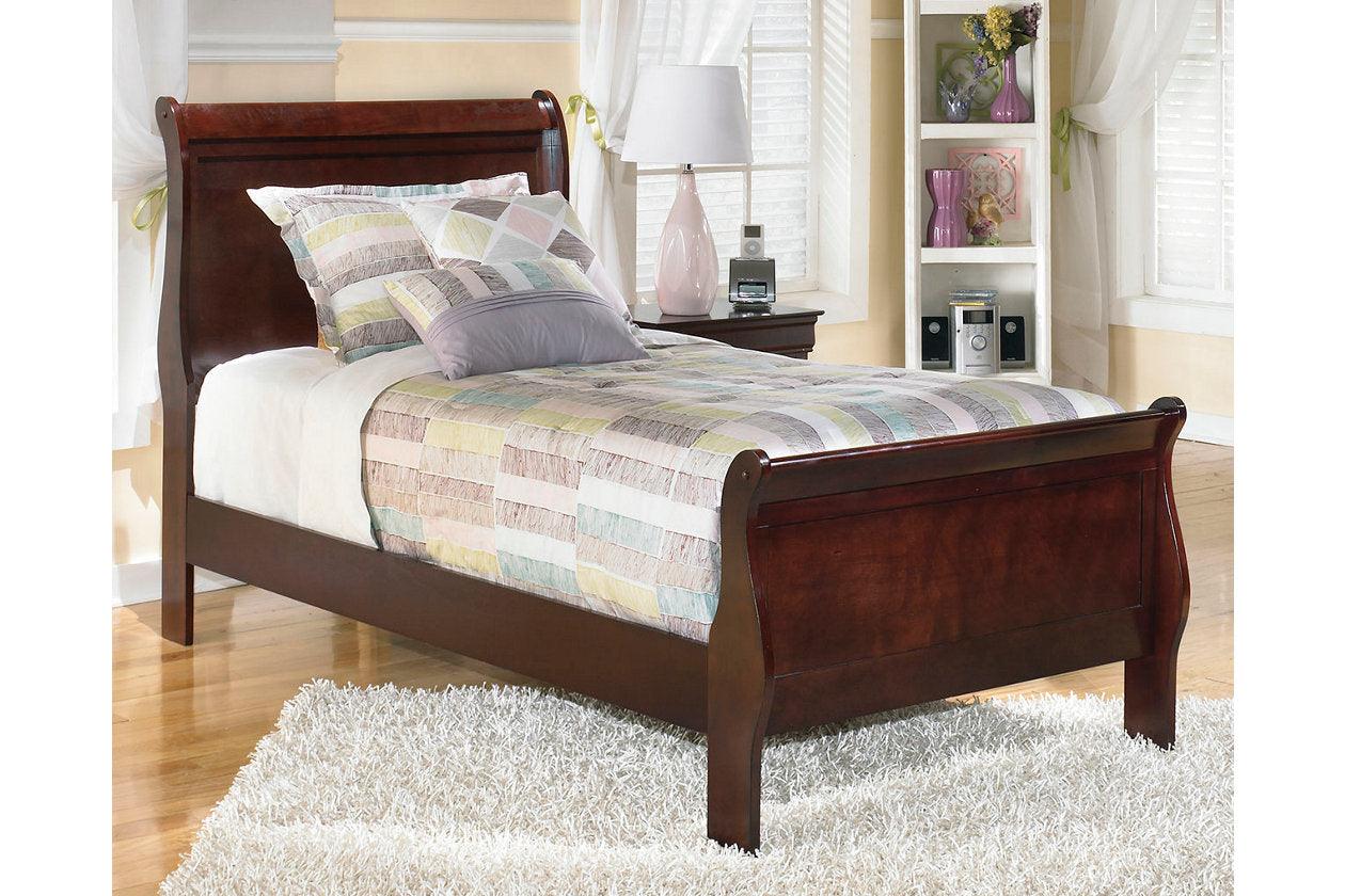 Alisdair Reddish Brown Twin Sleigh Bed - Image 2