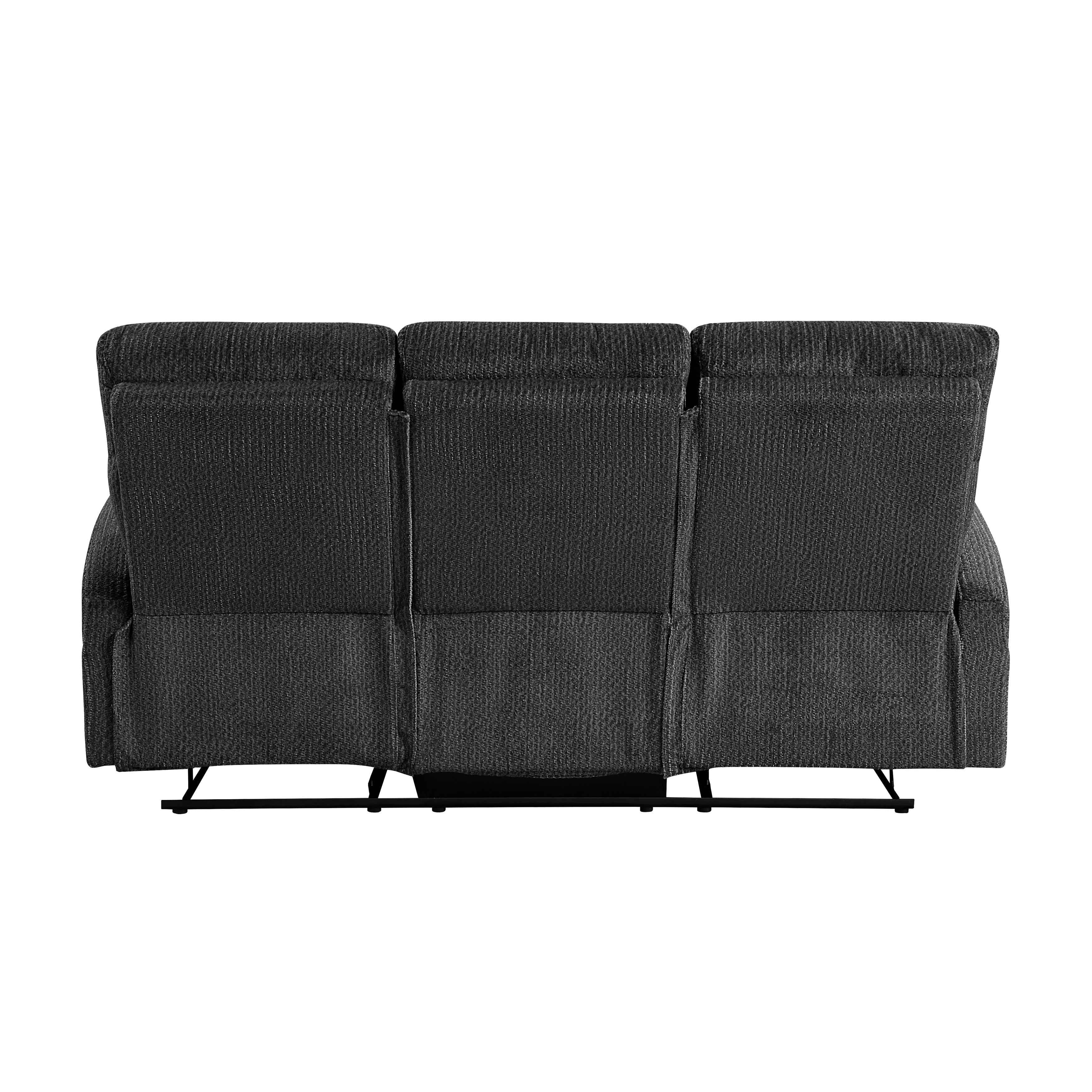 Allen Dark Gray 3-Piece Reclining Living Room Set - Image 4