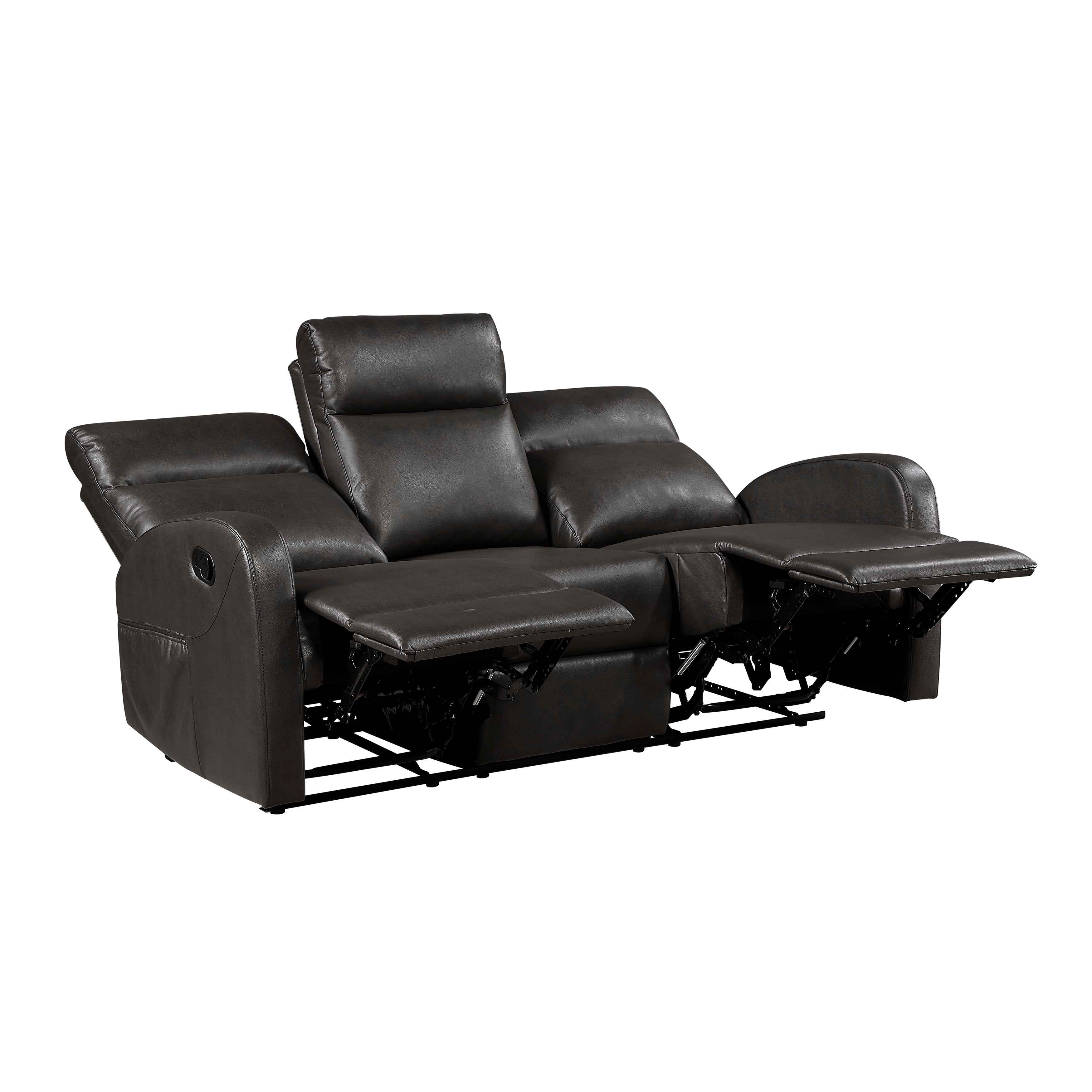 Allen Espresso 3-Piece Reclining Living Room Set - Image 5