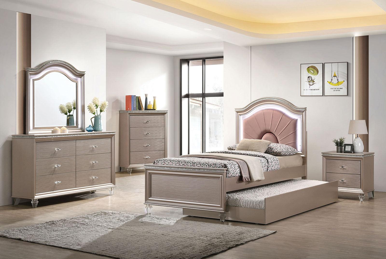 Allie Rose Gold Dresser - Image 3