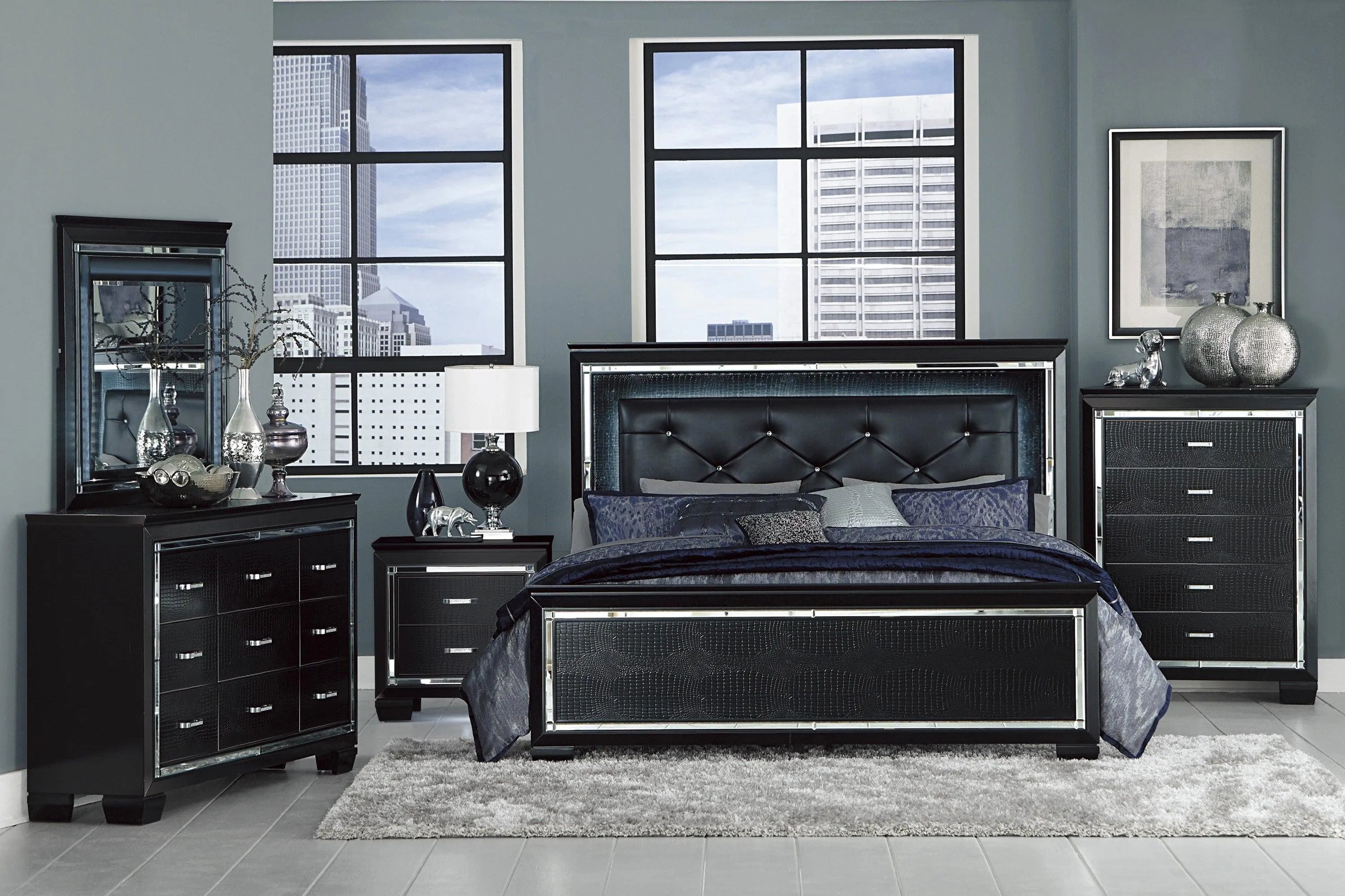 Allura Black Dresser - Image 2
