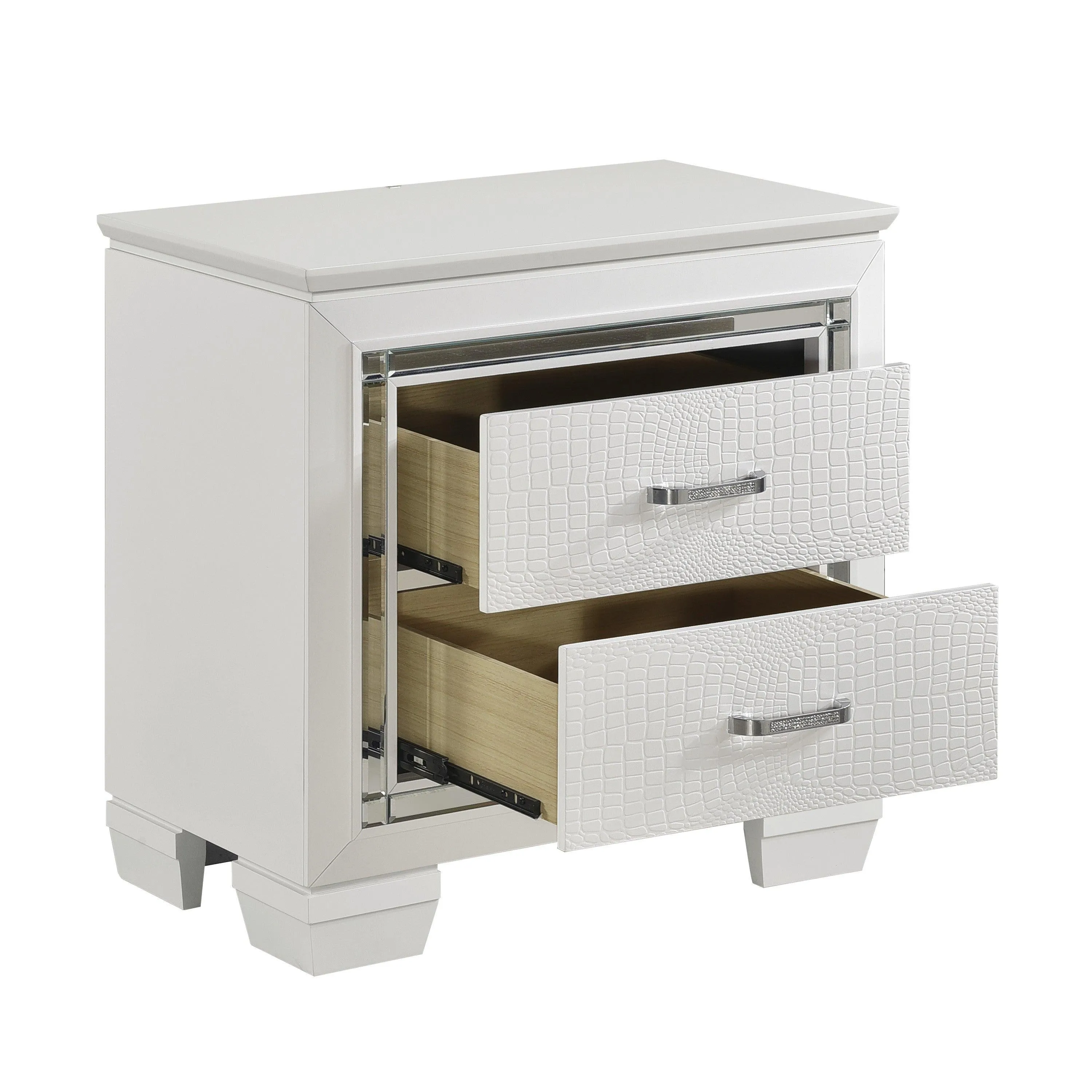 Allura White Nightstand - Image 3