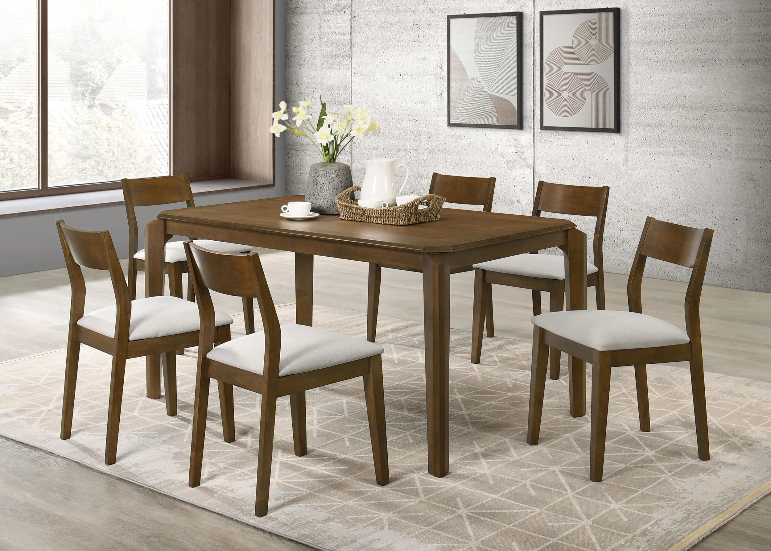 Almonte Dark Brown Dining Chair, Set of 2 - Image 13