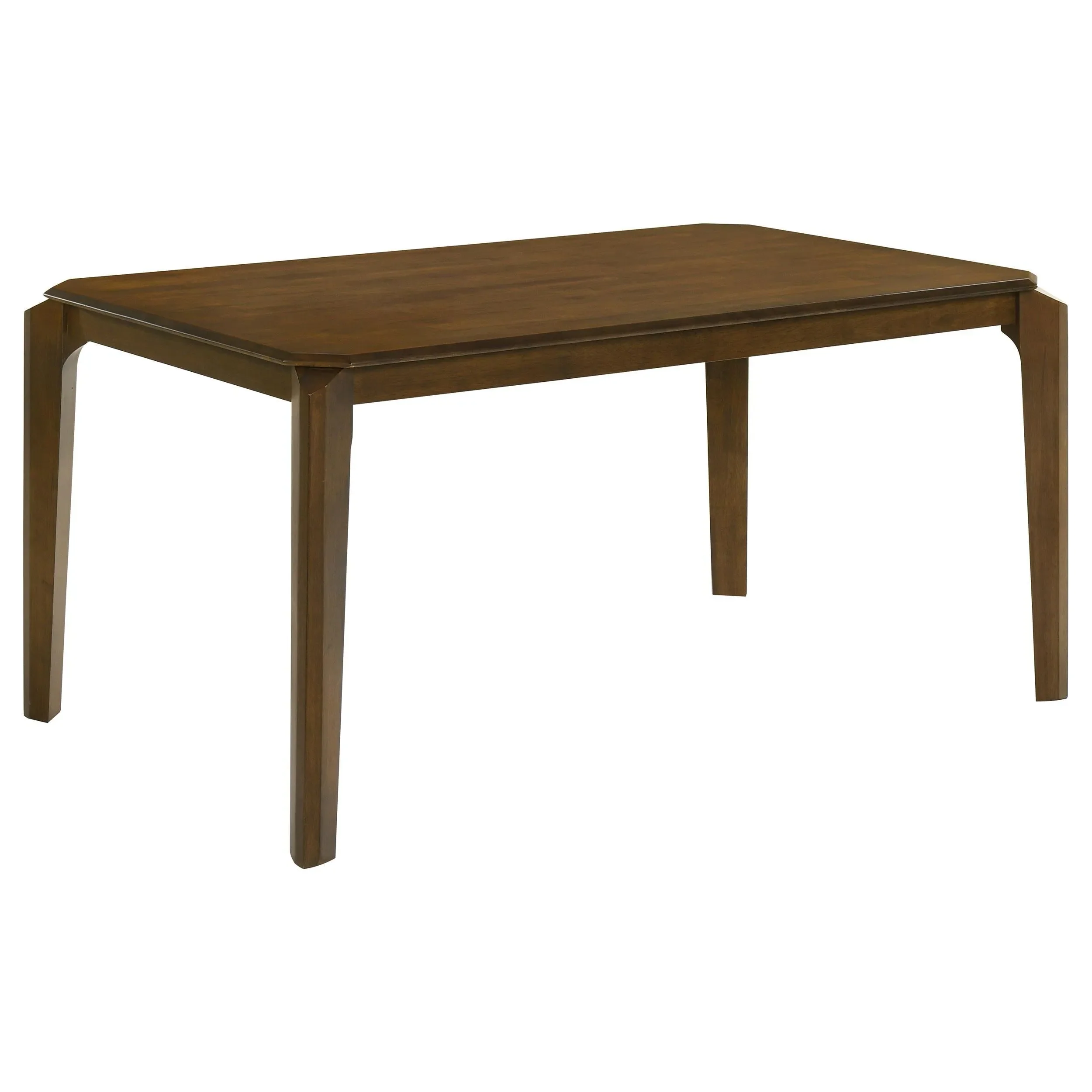 Almonte Dark Brown Rectangular Wood Dining Table - Image 3