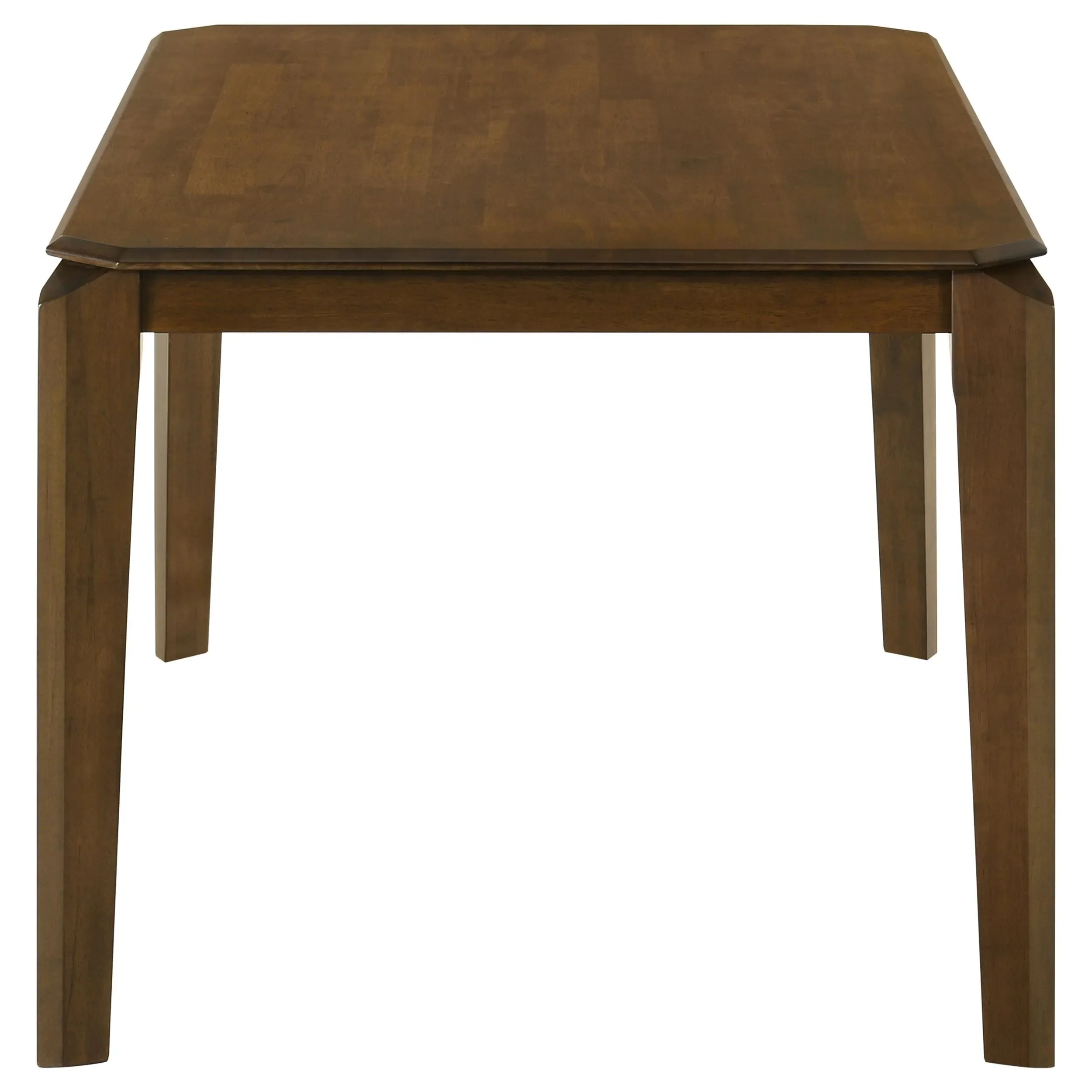 Almonte Dark Brown Rectangular Wood Dining Table - Image 4