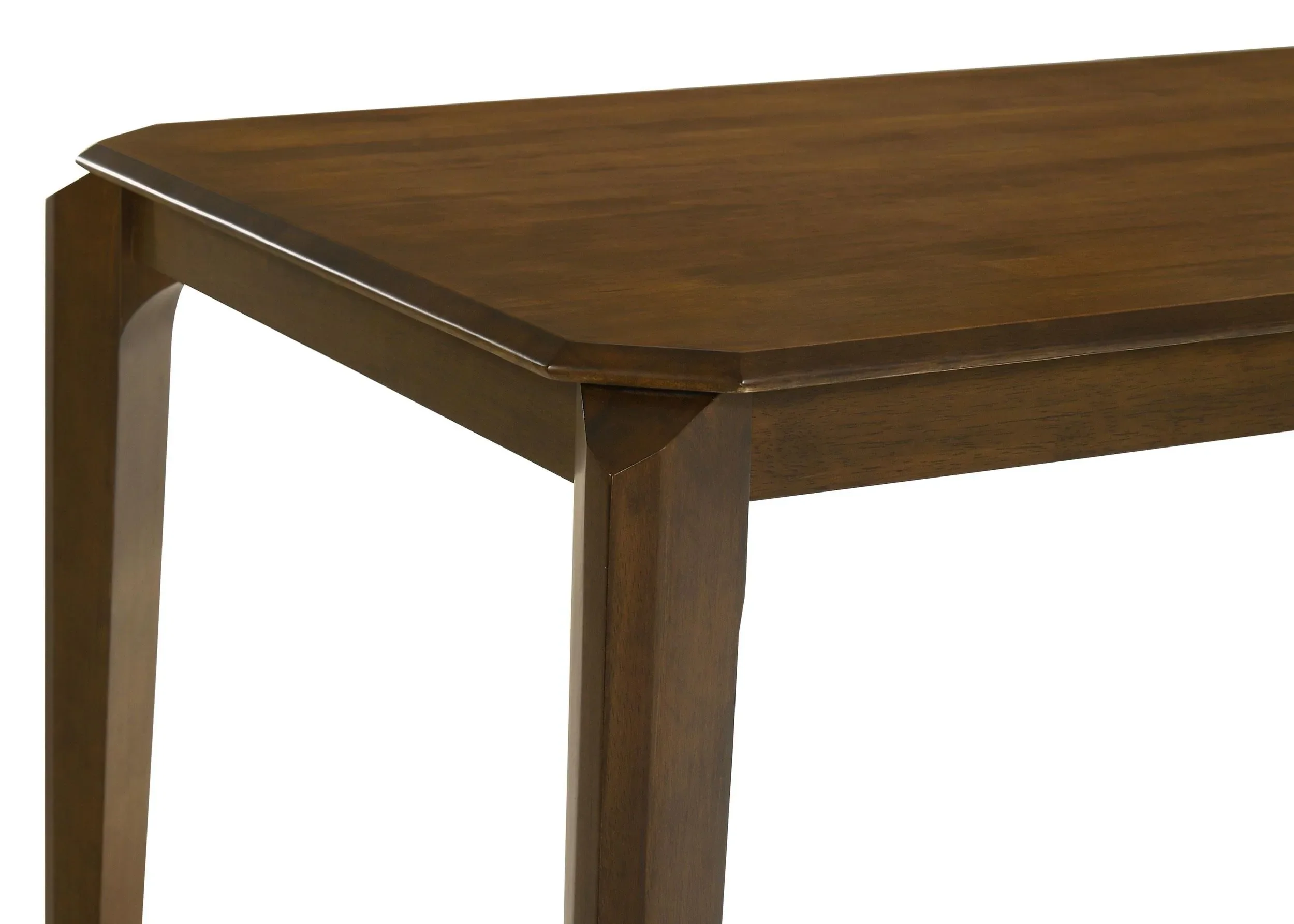 Almonte Dark Brown Rectangular Wood Dining Table - Image 6