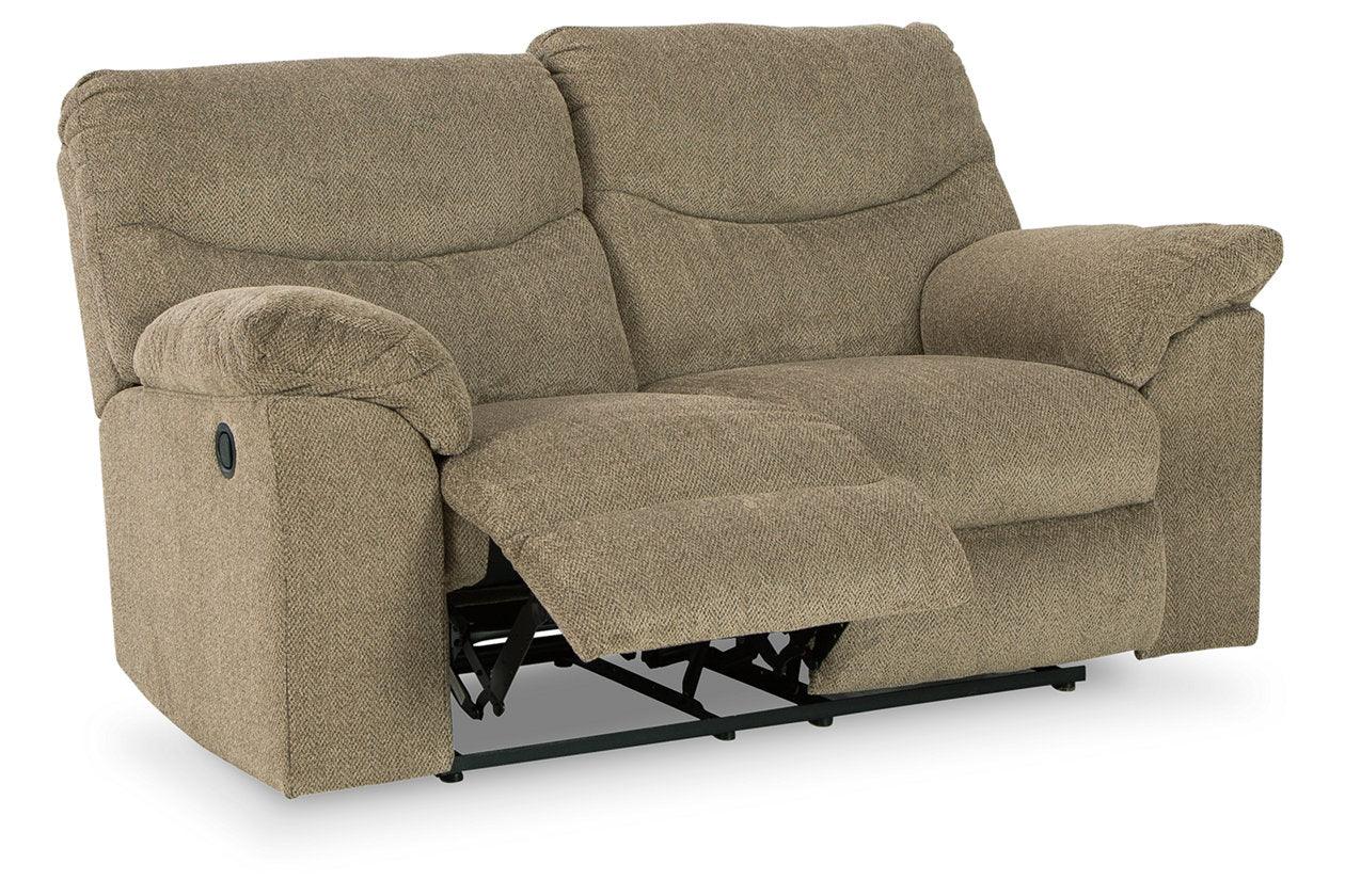 Alphons Briar Manual Reclining Loveseat - Image 3