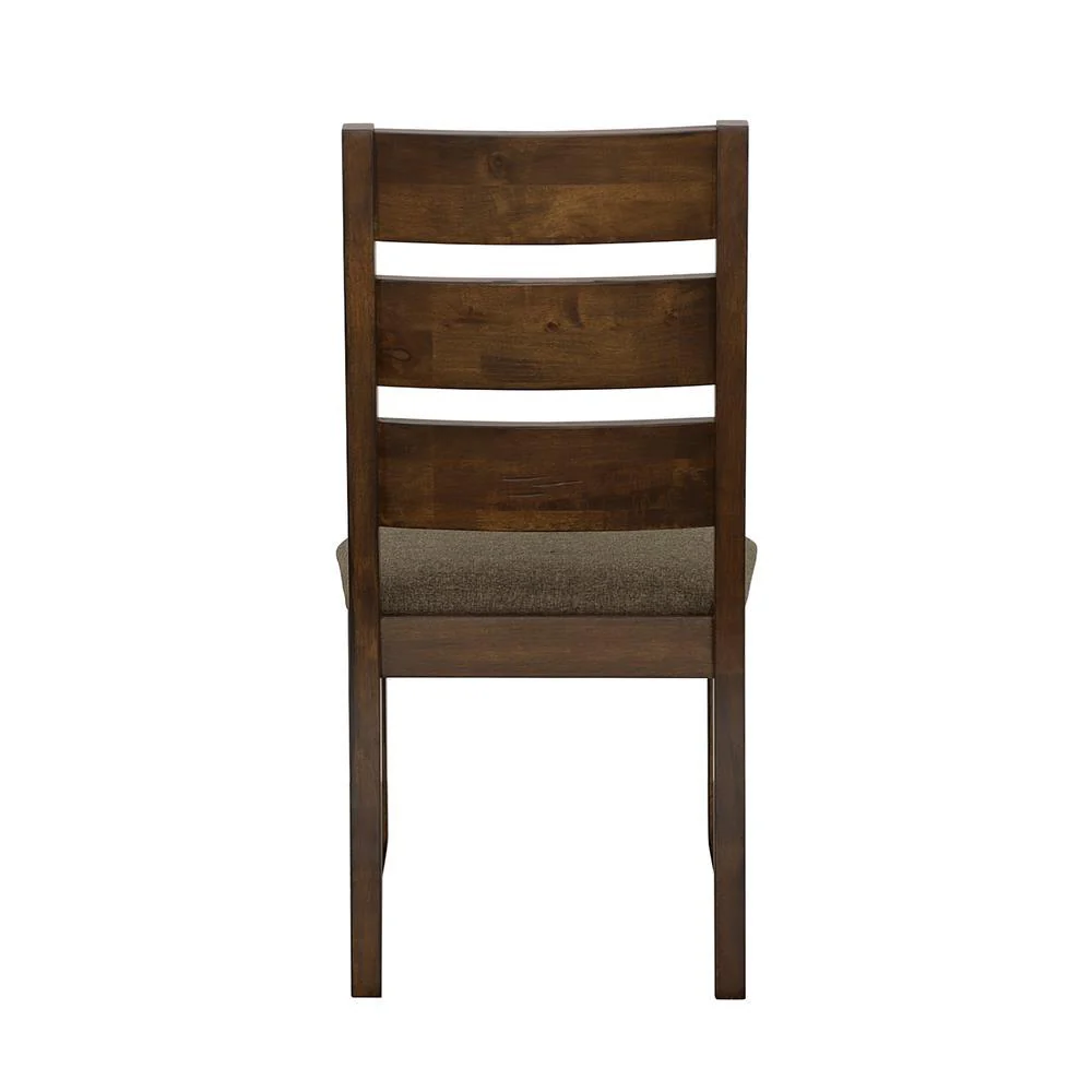 Alston Knotty Nutmeg/Gray Ladder Back Dining Side Chairs, Set of 2 - Image 4