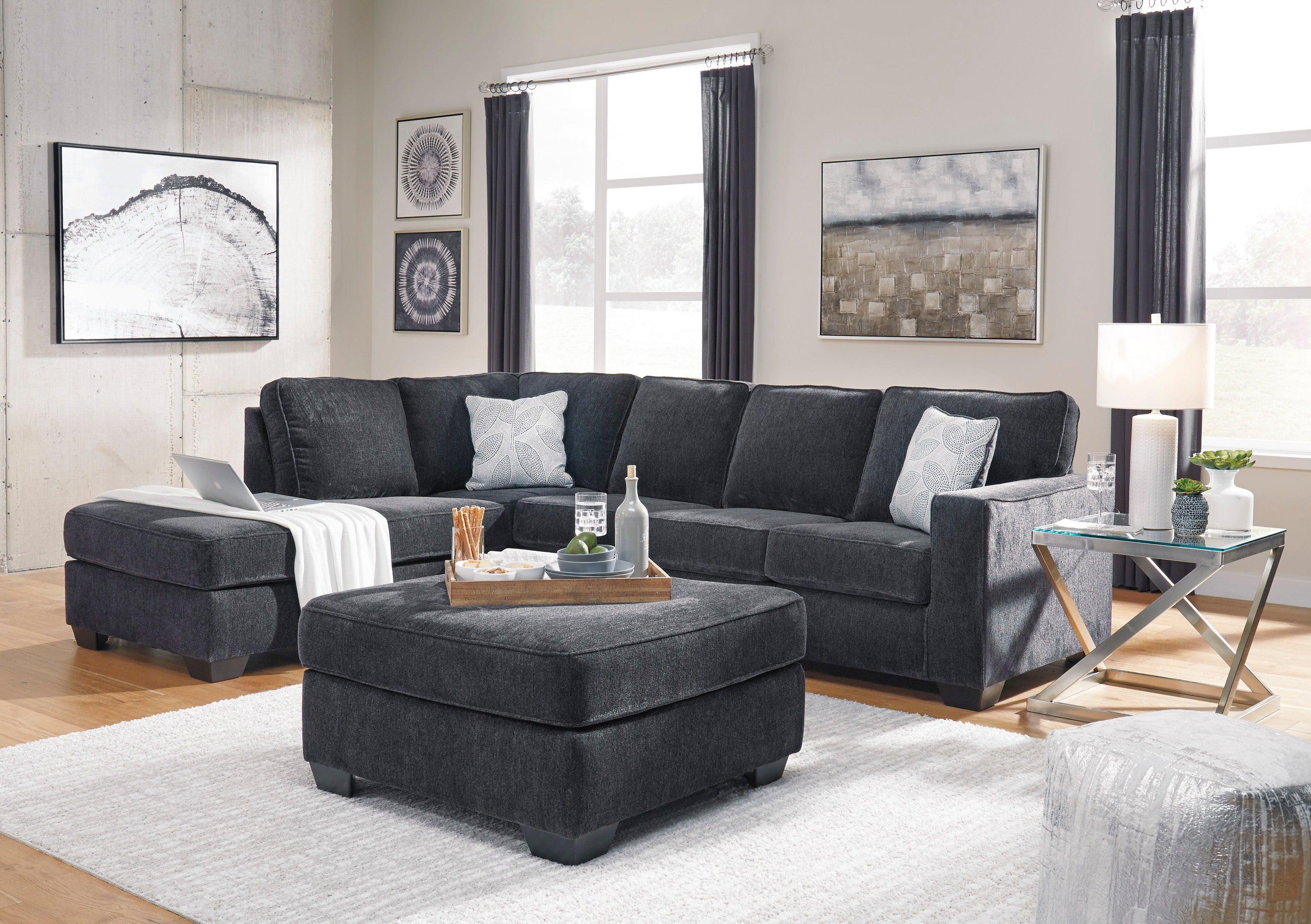 Altari Slate 2-Piece Left Arm Facing Chaise Sleeper Sectional - Image 3