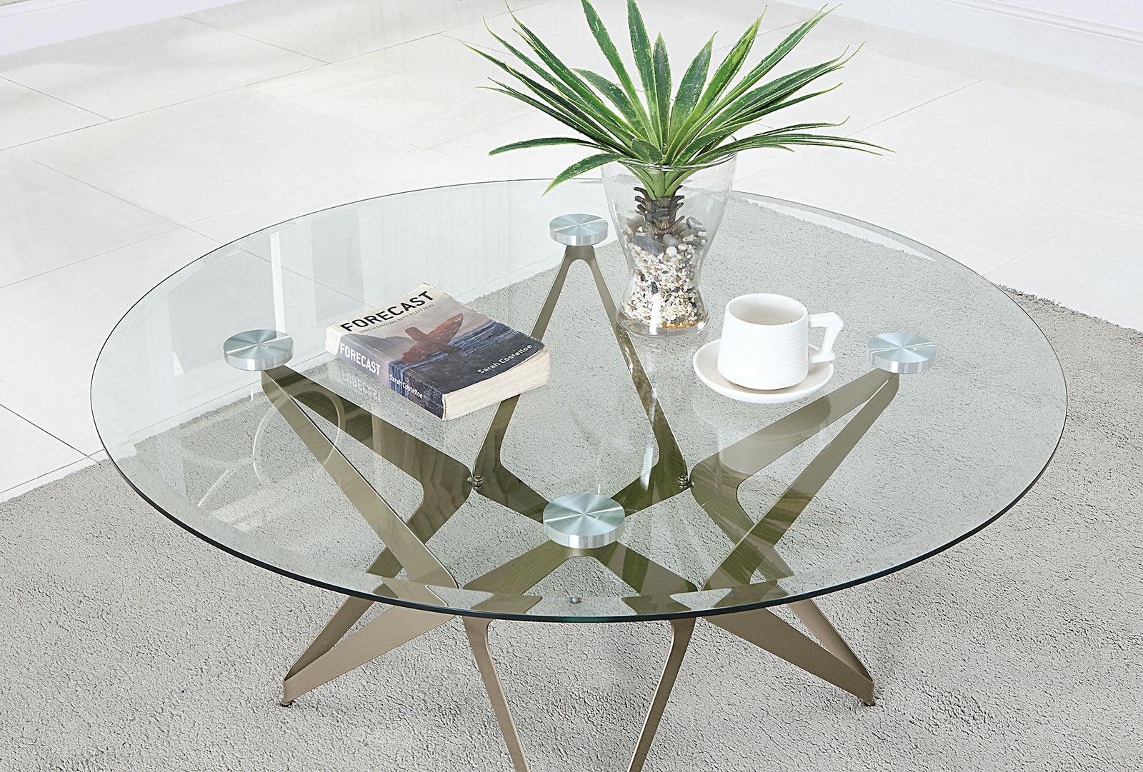 Alvise Champagne Coffee Table - Image 2
