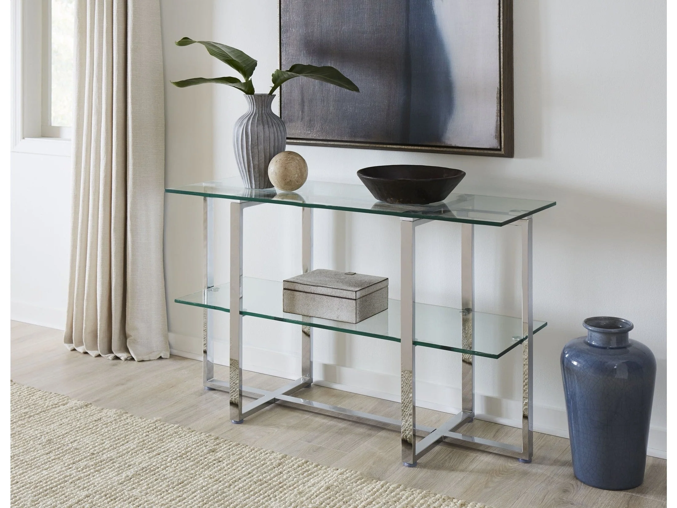 Amalfi Glass Shelf Sideboard